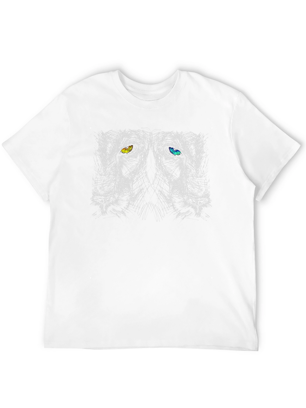 Lion Eyes Graphic Tee - Unique Design