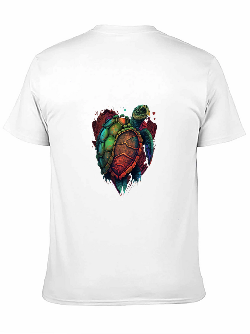 Turtle Graphic Tee - Vivid Sea Turtle Design