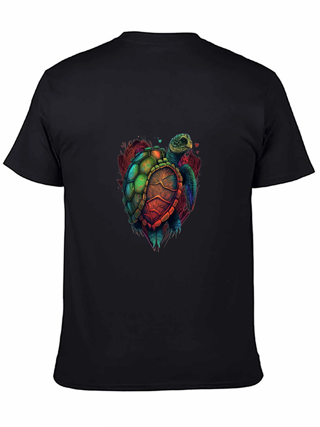 Turtle Graphic Tee - Vivid Sea Turtle Design