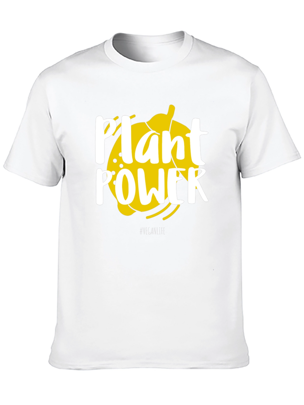 Plant Power Vegan Graphic Tee - Black