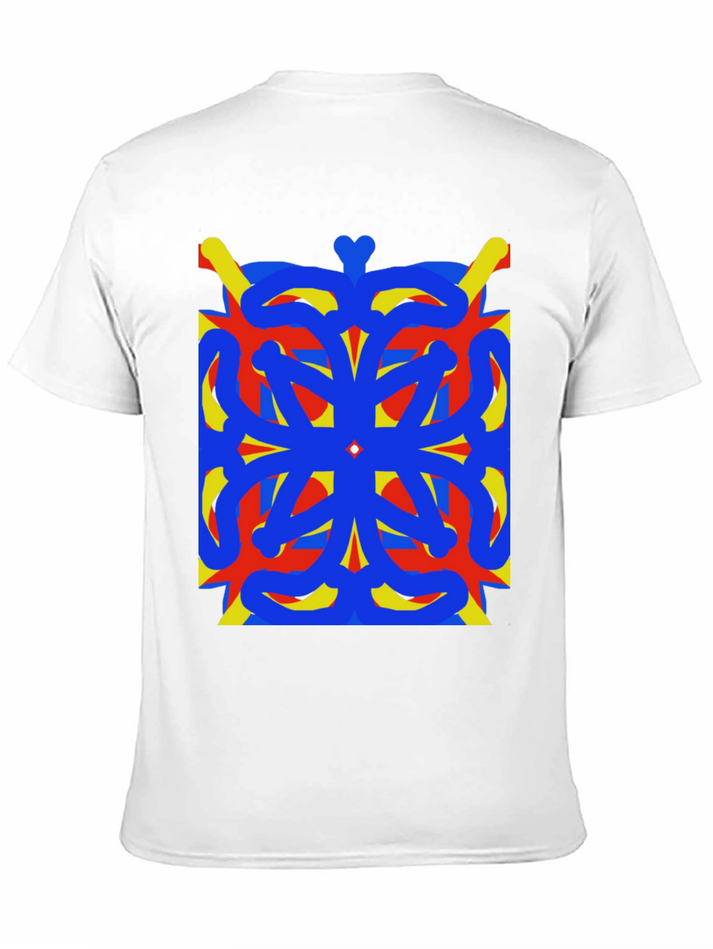 Abstract Geometric Art Black T-Shirt