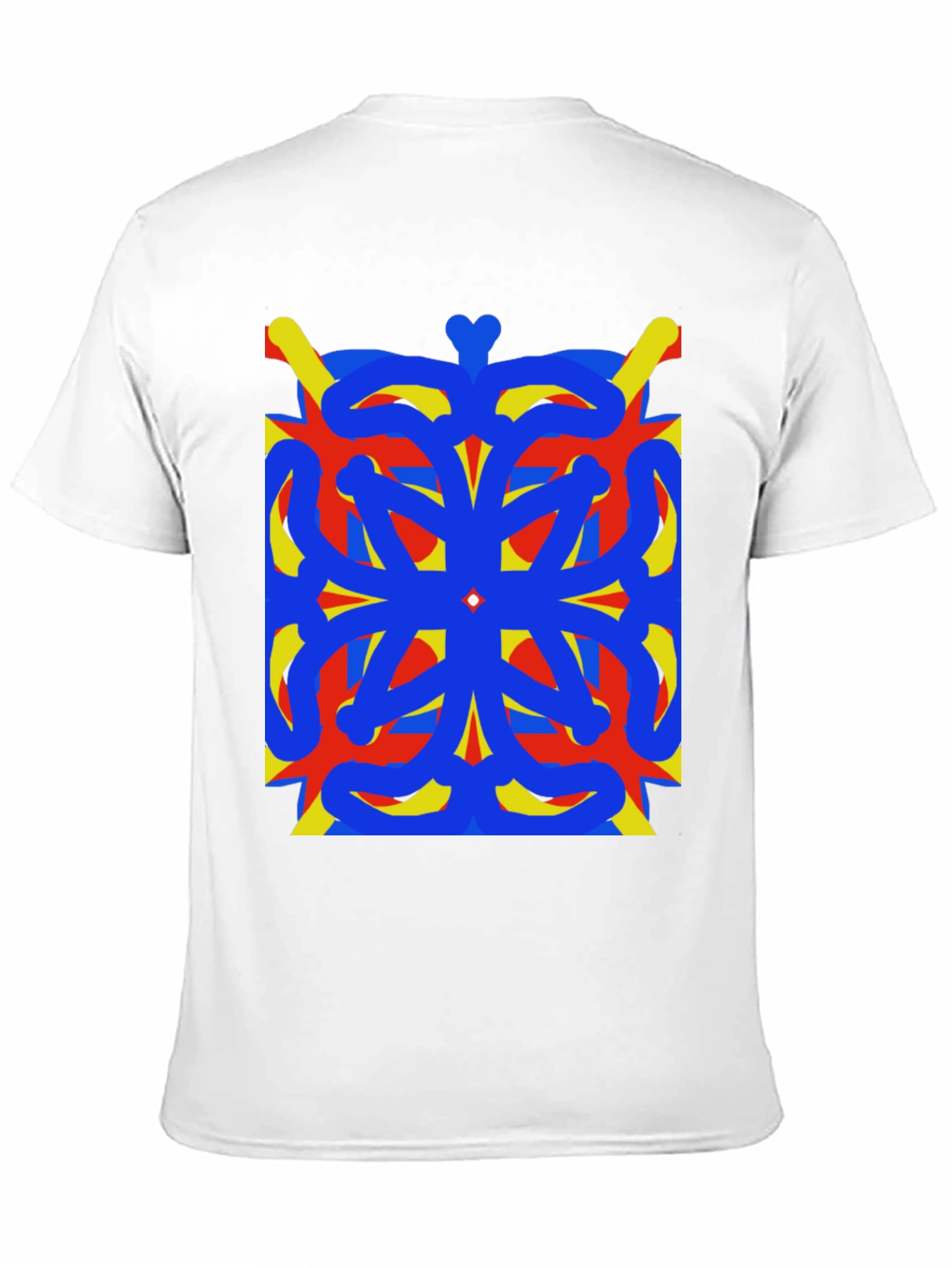 Abstract Geometric Art Black T-Shirt