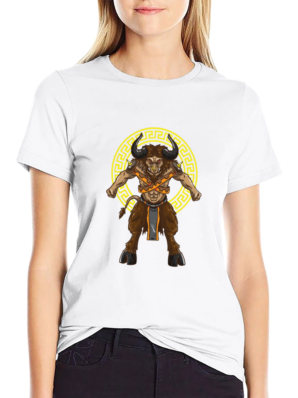 Minotaur Graphic T-Shirt - Mythical Creature Tee