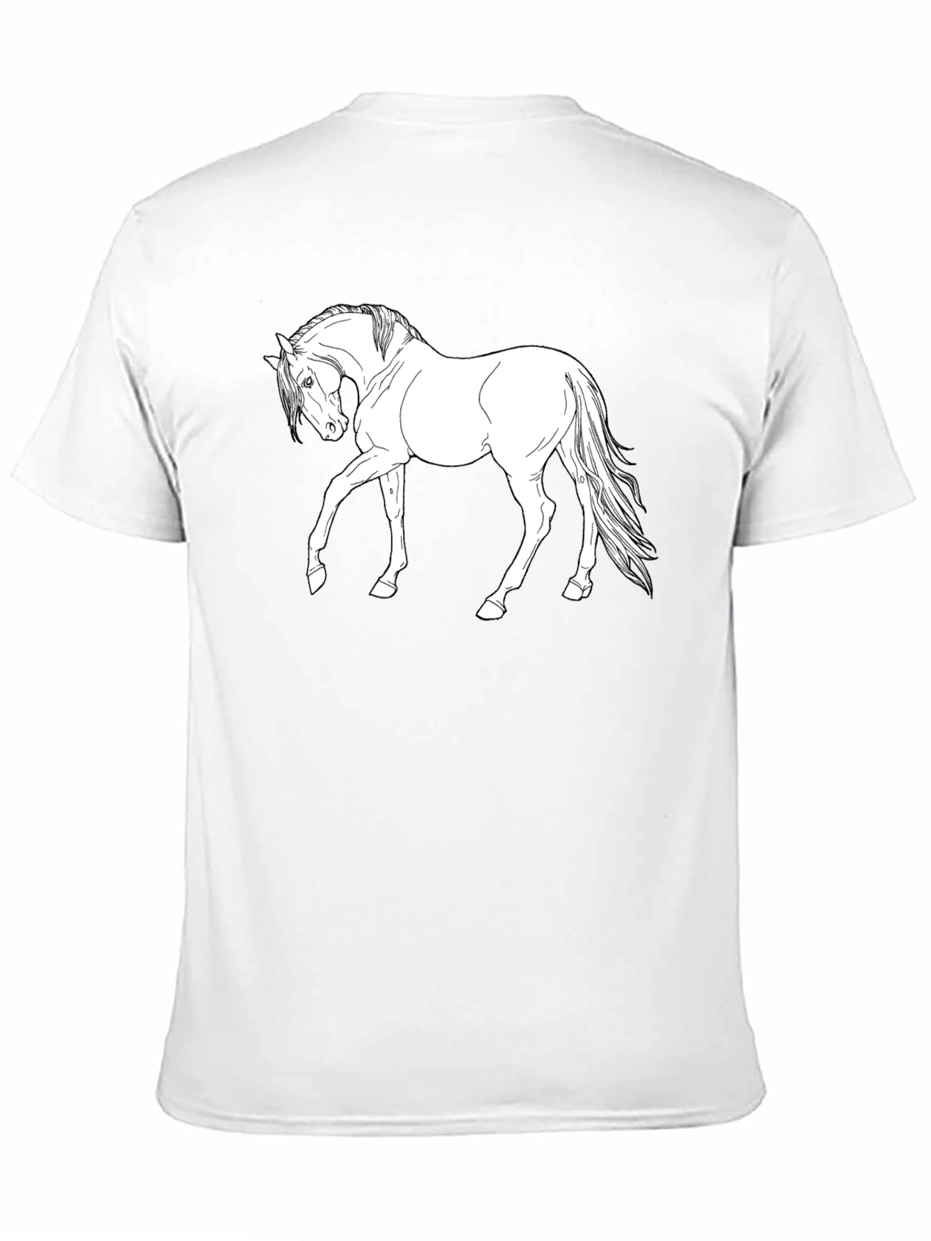 Horse Graphic Black T-Shirt - Equestrian Style
