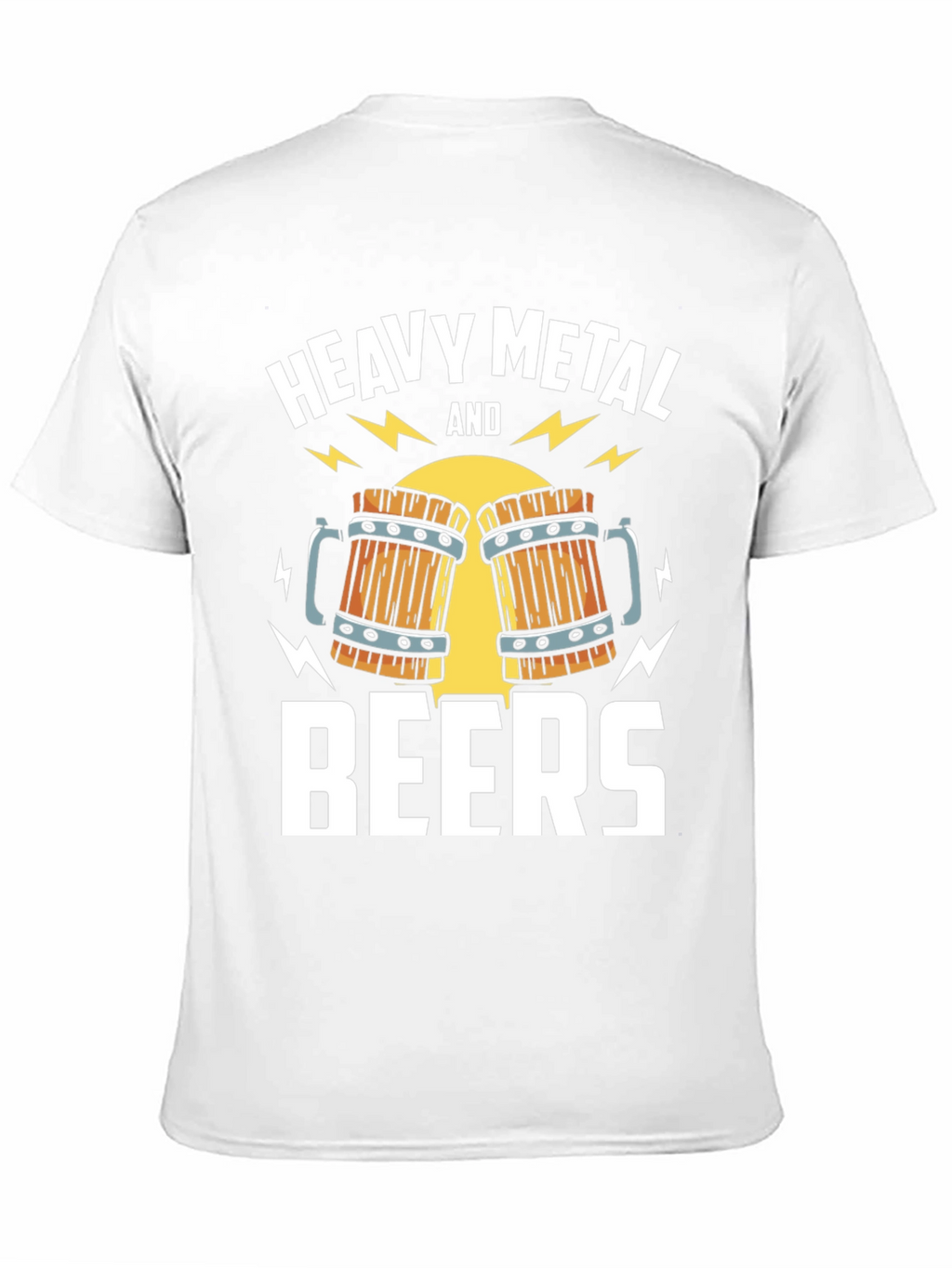 Heavy Metal and Beers Graphic T-Shirt