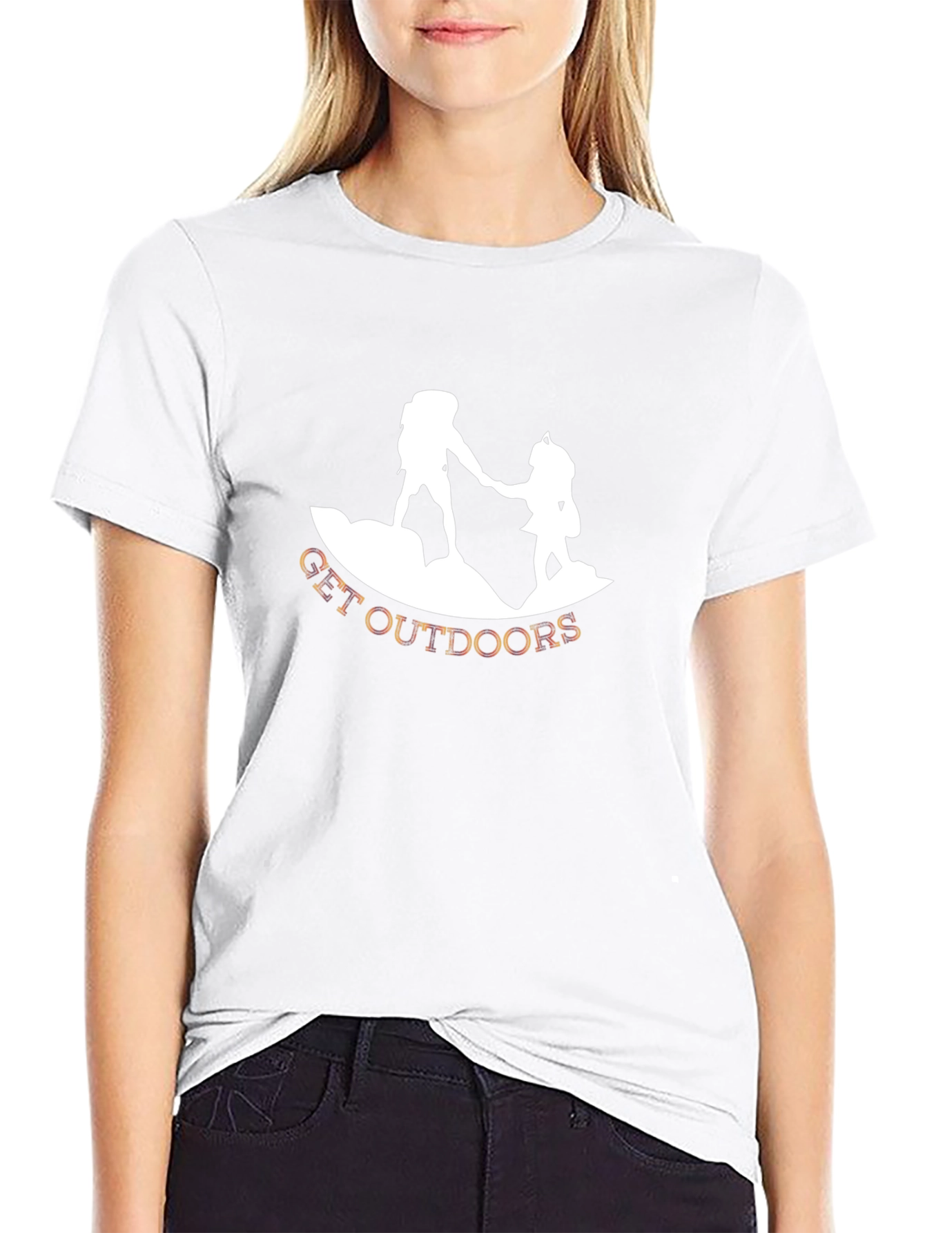 Get Outdoors Hiking Graphic Tee