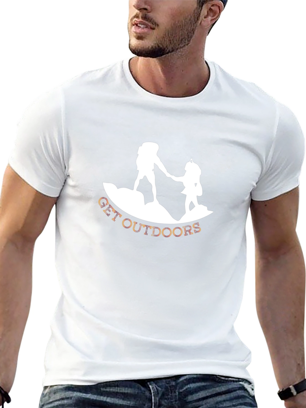 Get Outdoors Hiking Graphic Tee
