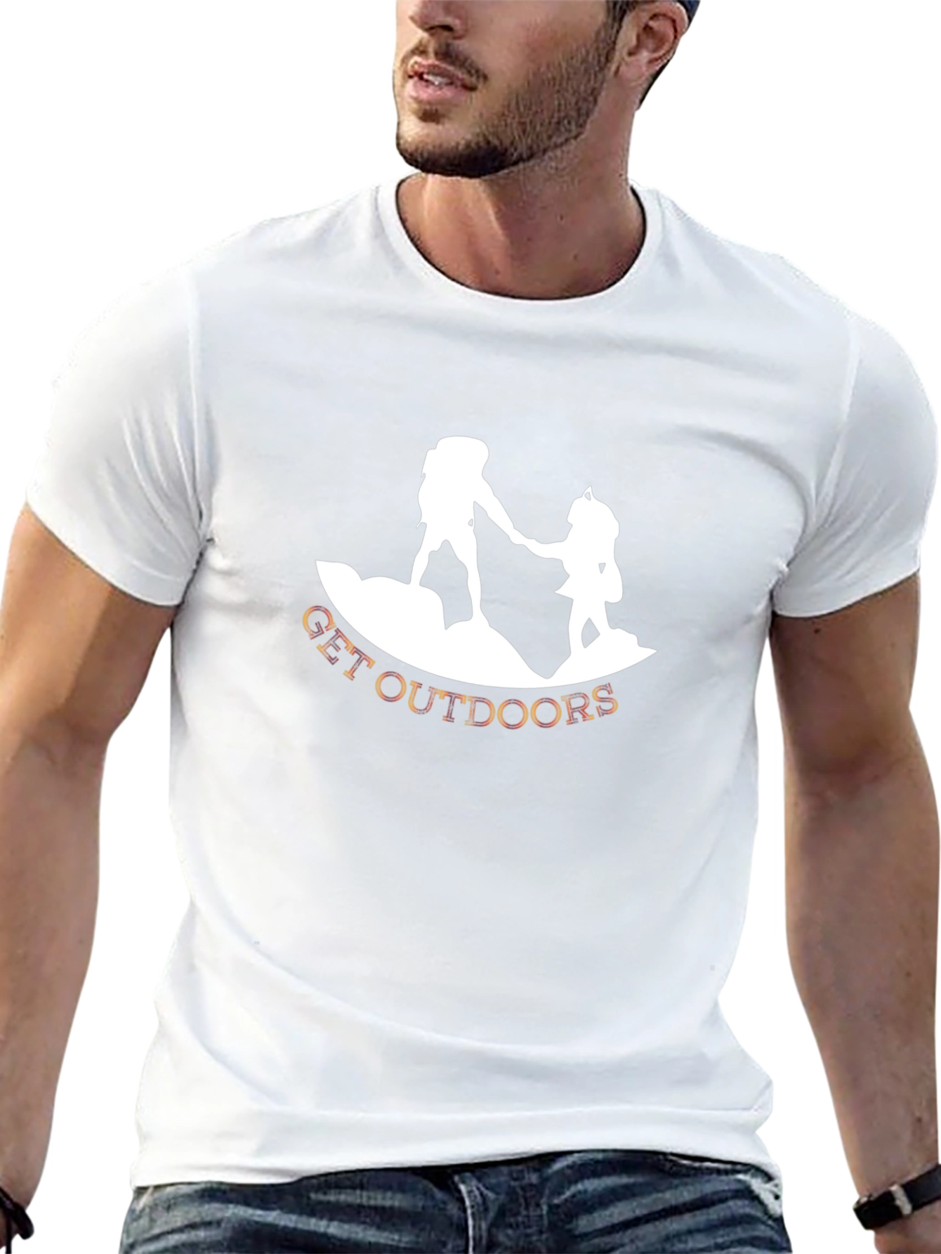 Get Outdoors Hiking Graphic Tee