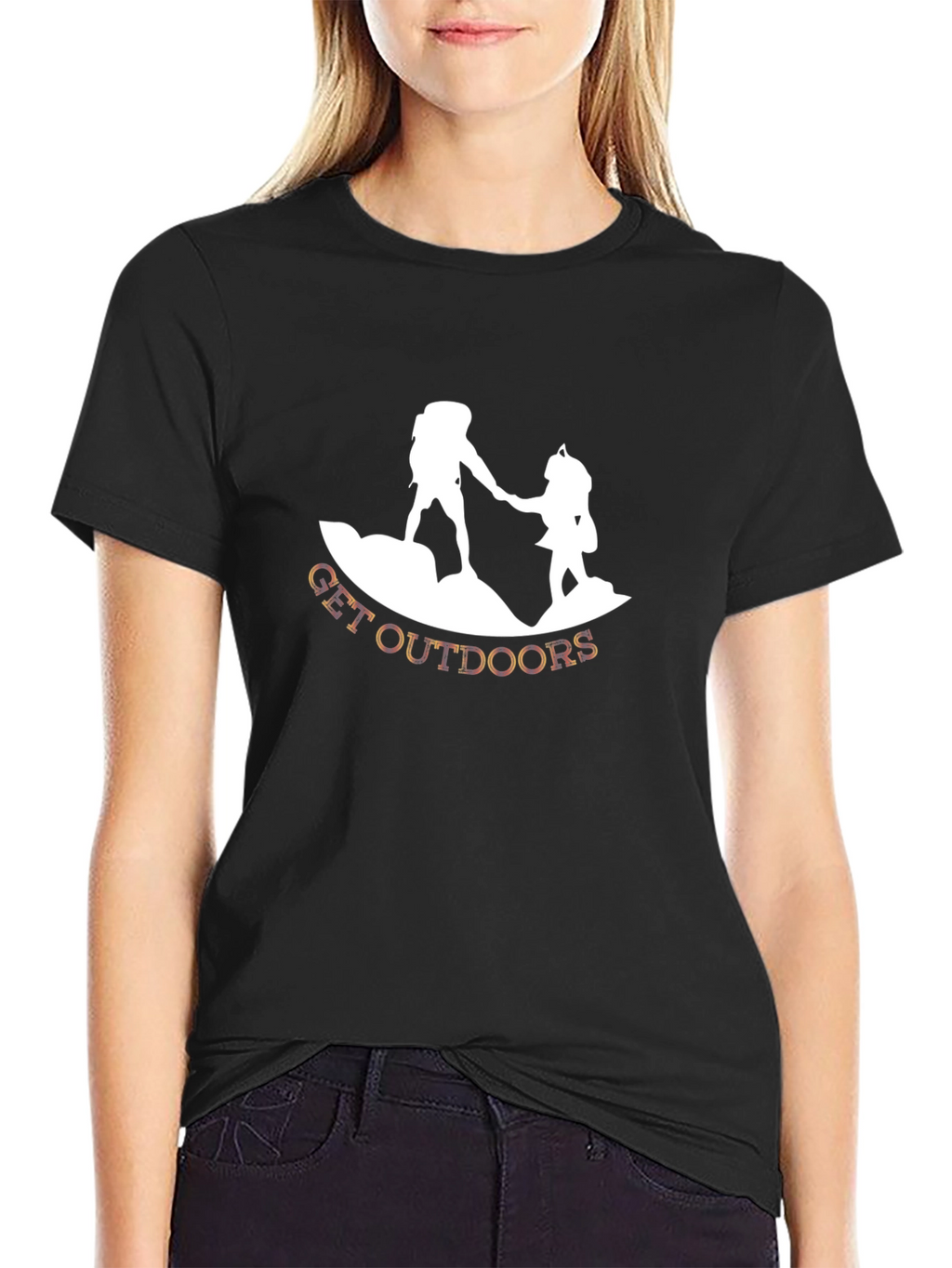 Get Outdoors Hiking Graphic Tee