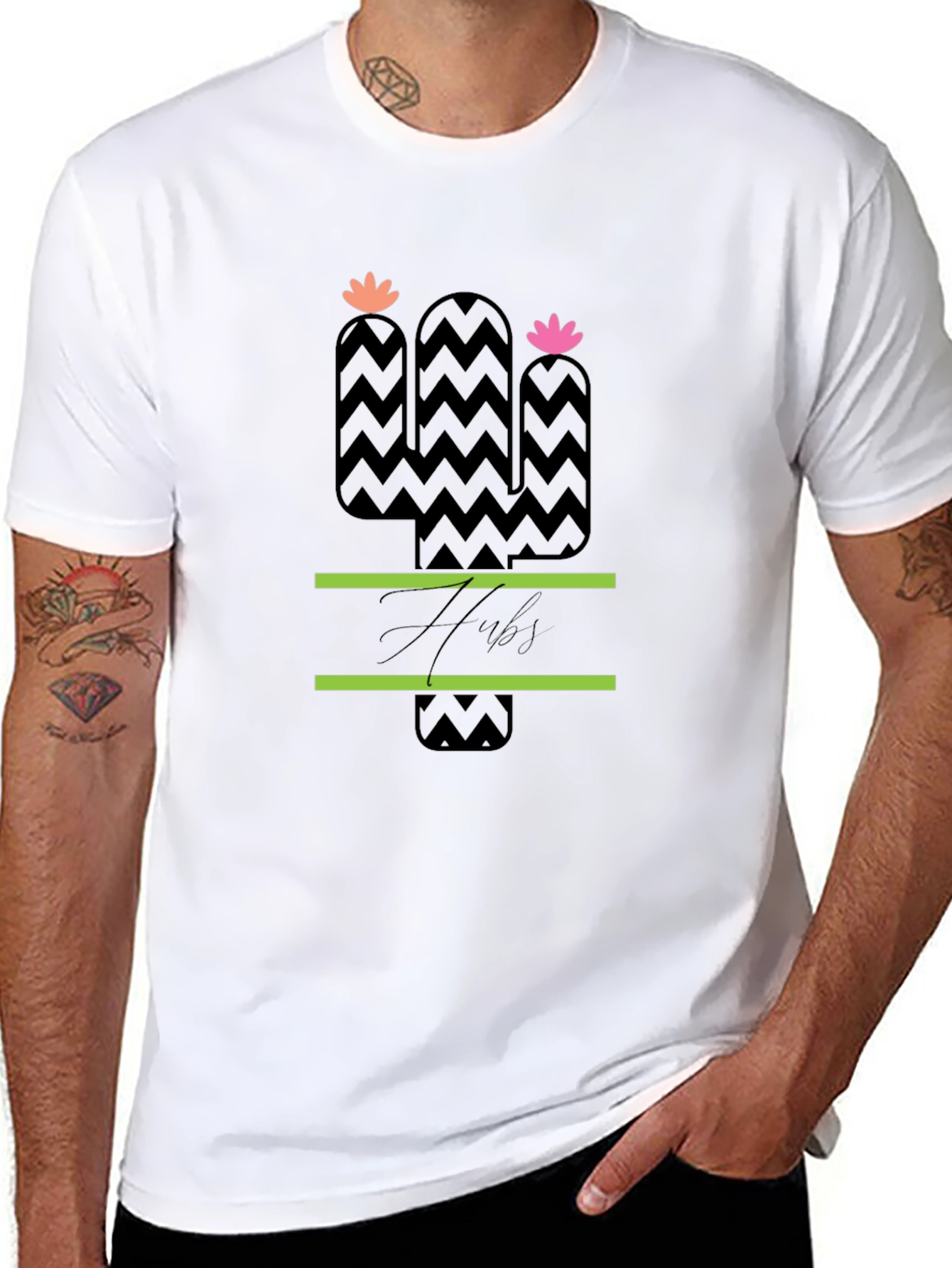 Cactus Graphic Print T-Shirt