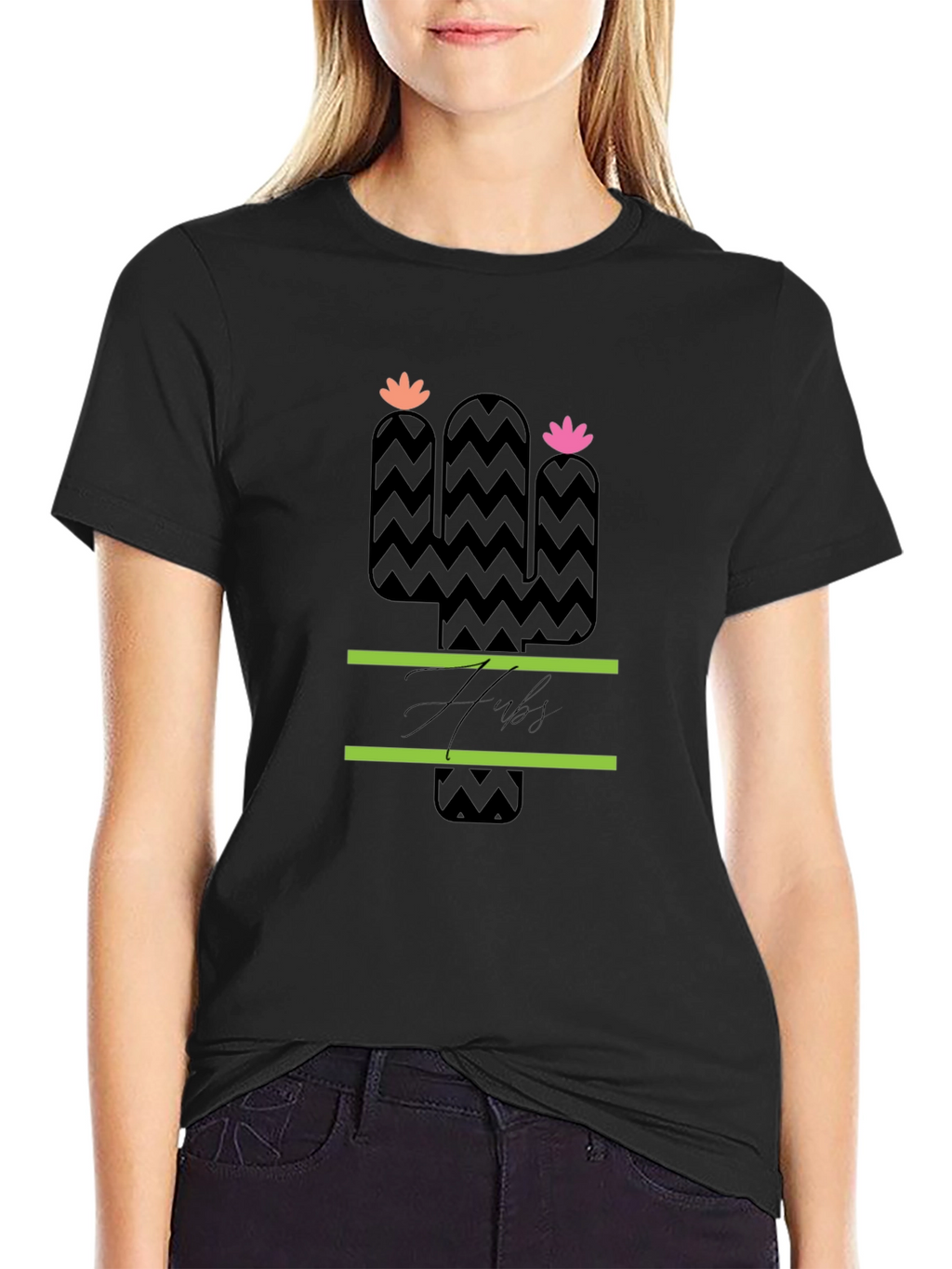 Cactus Graphic Print T-Shirt