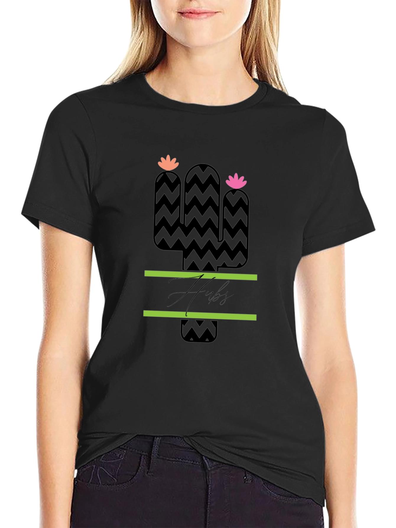 Cactus Graphic Print T-Shirt