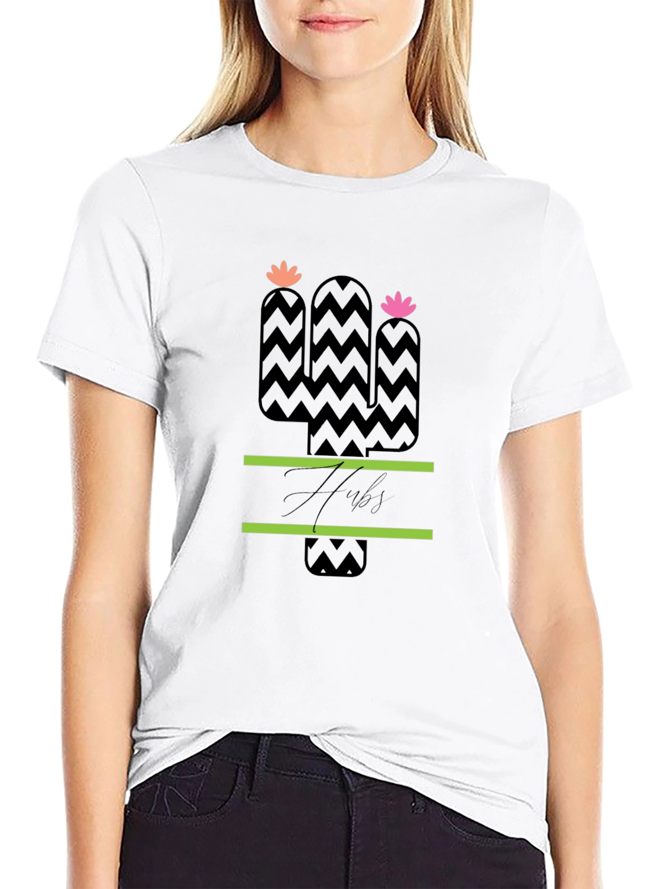 Cactus Graphic Print T-Shirt