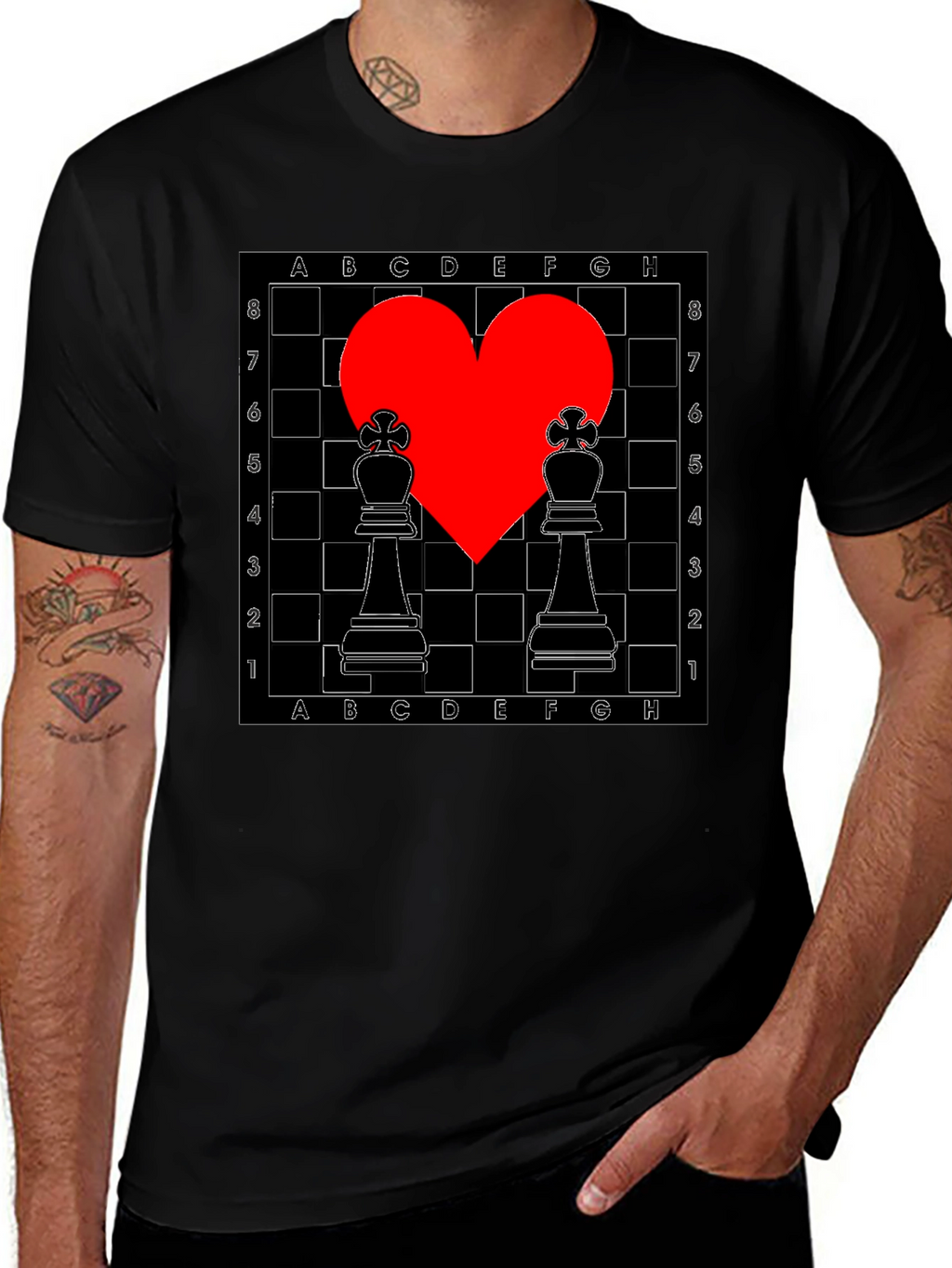 Chess Love King T-Shirt