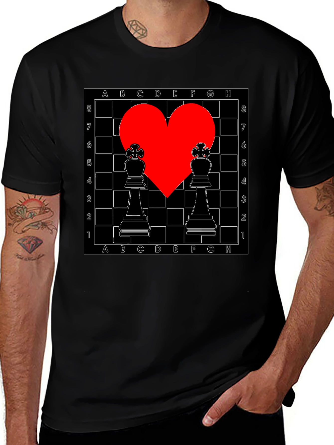 Chess Love King T-Shirt