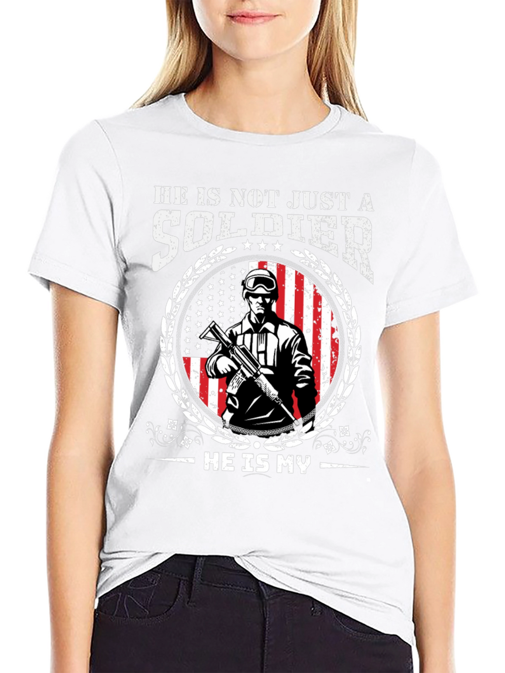 He Is Not Just A Soldier T-Shirt
