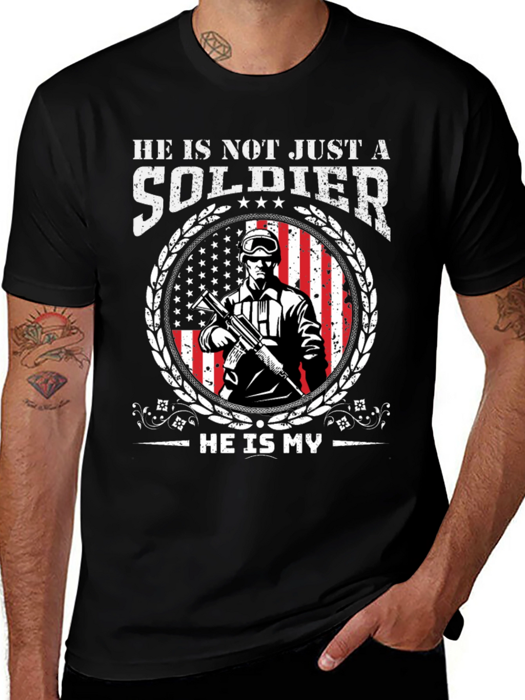 He Is Not Just A Soldier T-Shirt