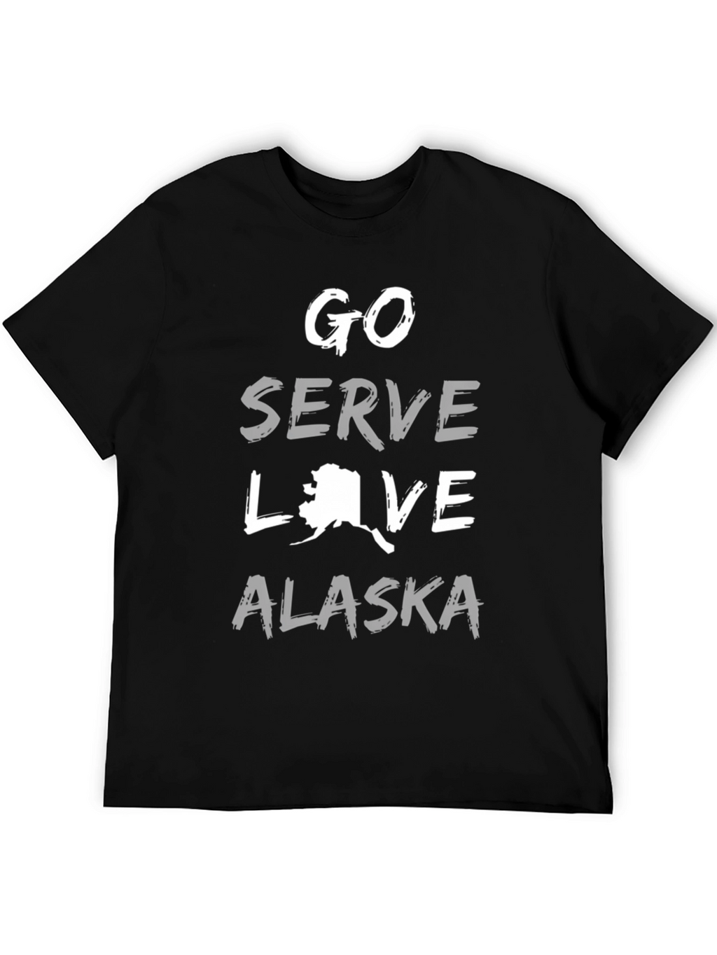 Go Serve Love Alaska T-Shirt Black
