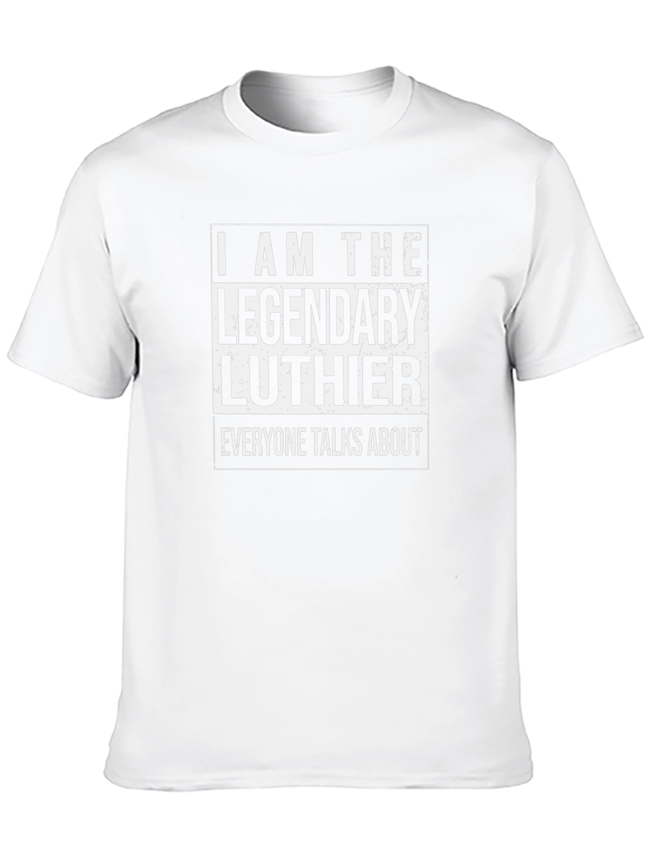 Legendary Luthier T-Shirt - Black Graphic Tee