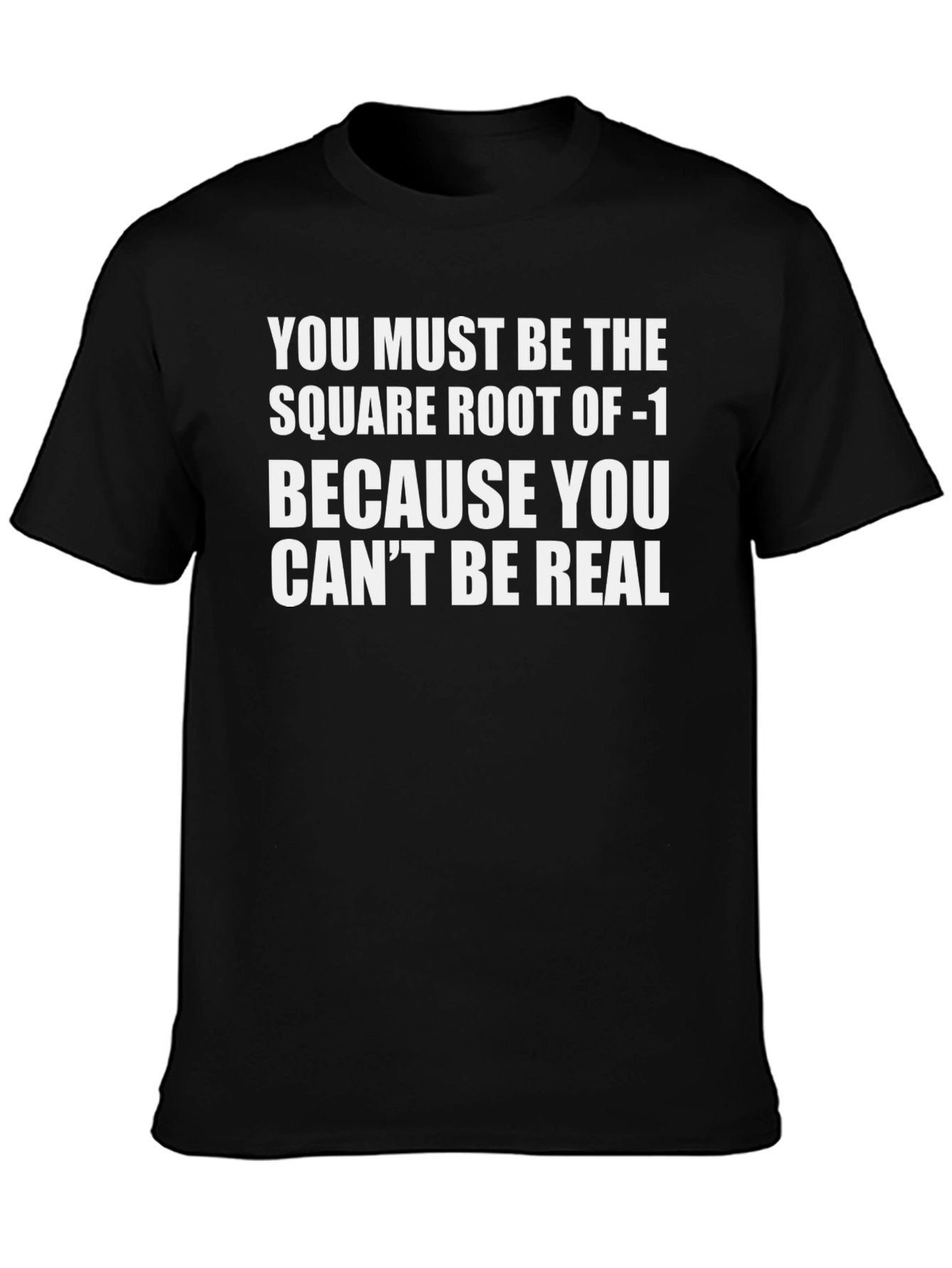 Square Root of -1 Funny Math T-Shirt