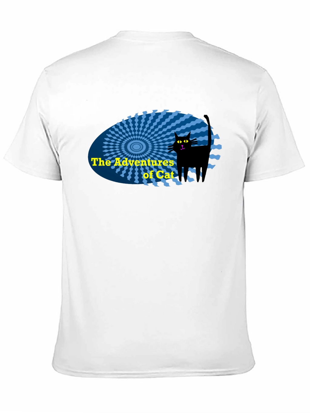 The Adventures of Cat Black T-Shirt