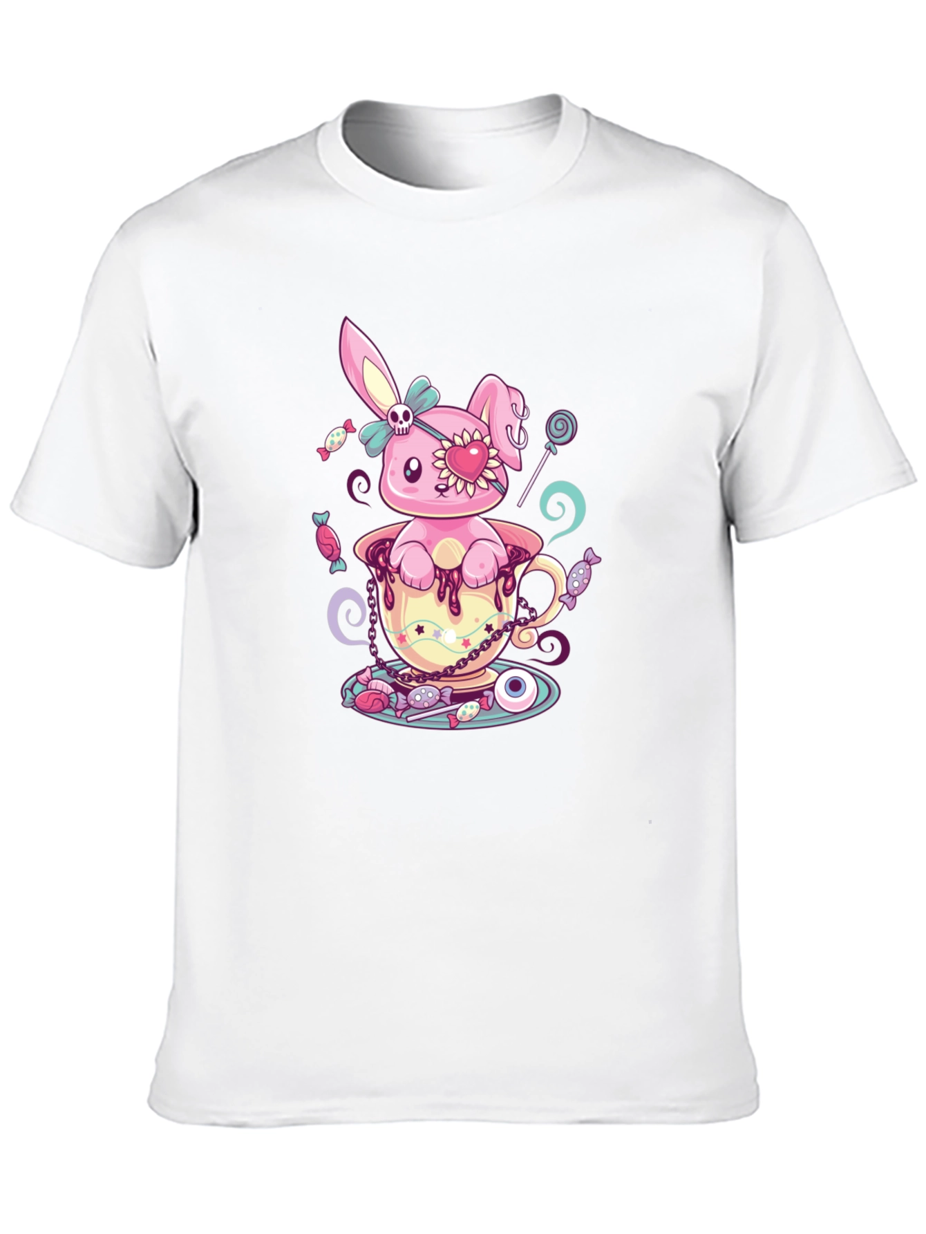 Gothic Bunny T-Shirt - Pastel Goth Cute & Creepy