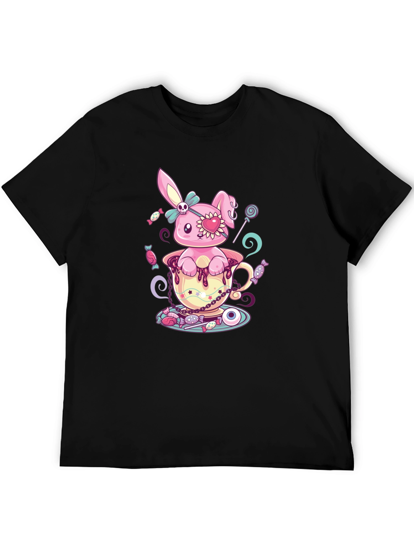 Gothic Bunny T-Shirt - Pastel Goth Cute & Creepy