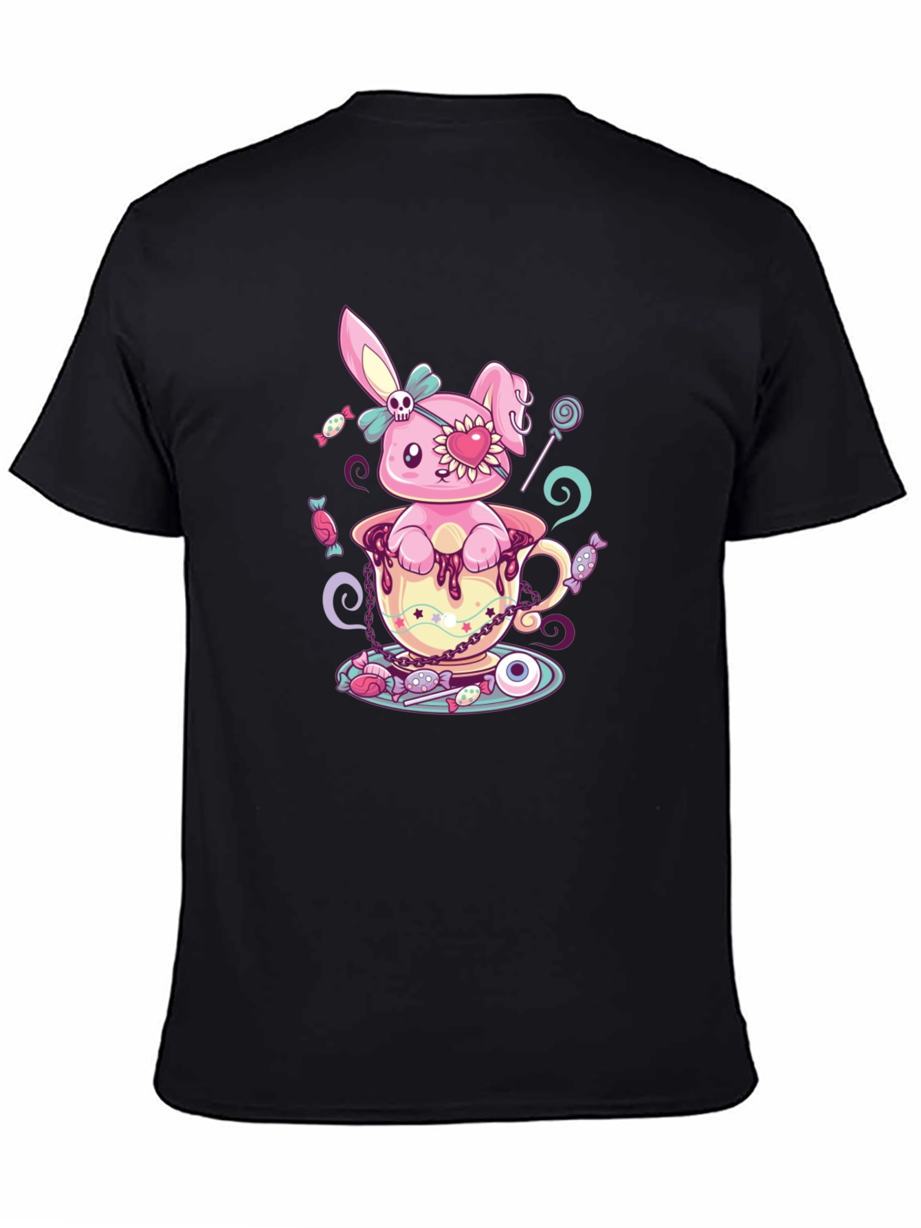 Gothic Bunny T-Shirt - Pastel Goth Cute & Creepy