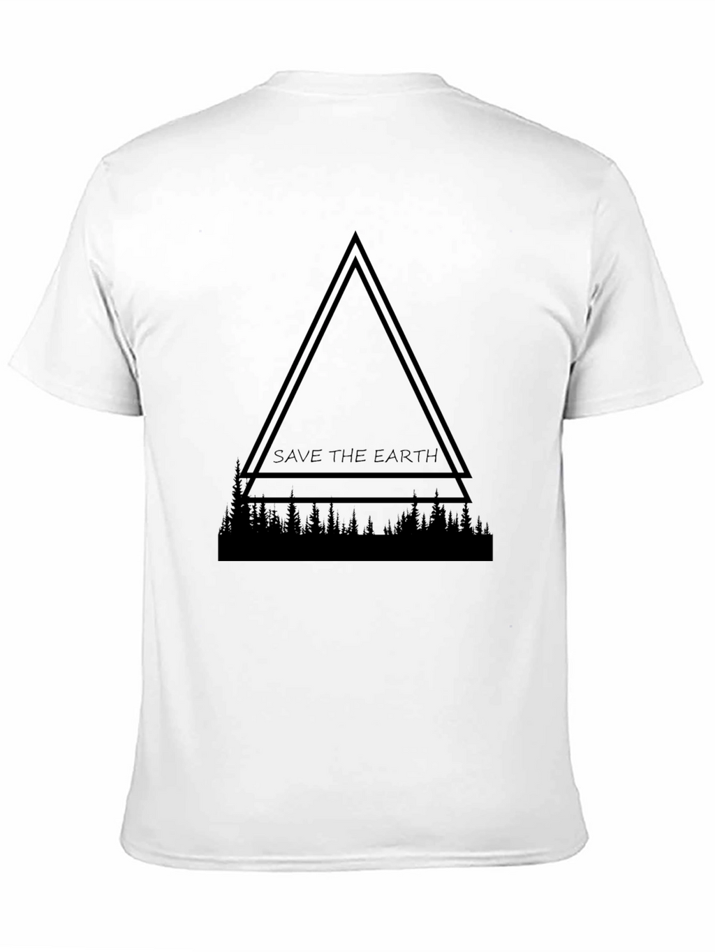 Save the Earth Graphic Tee - Black