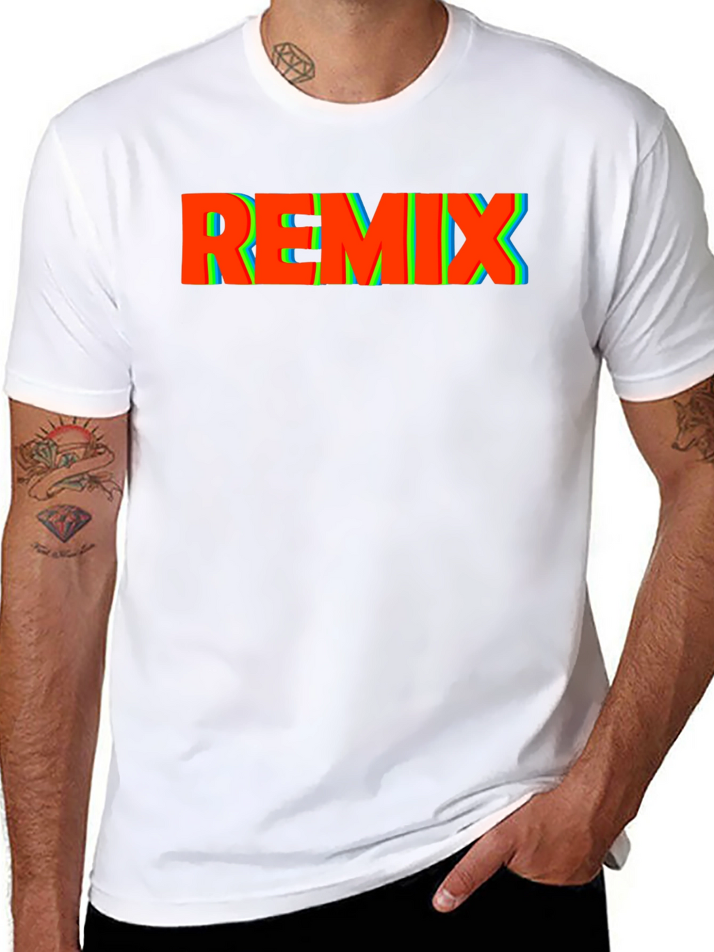 REMIX Graphic Tee - Bold Statement T-Shirt
