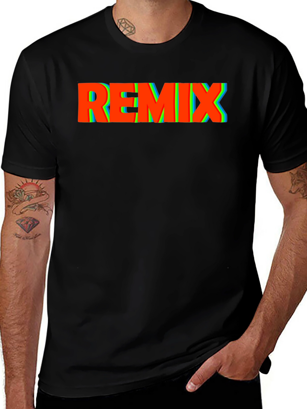REMIX Graphic Tee - Bold Statement T-Shirt