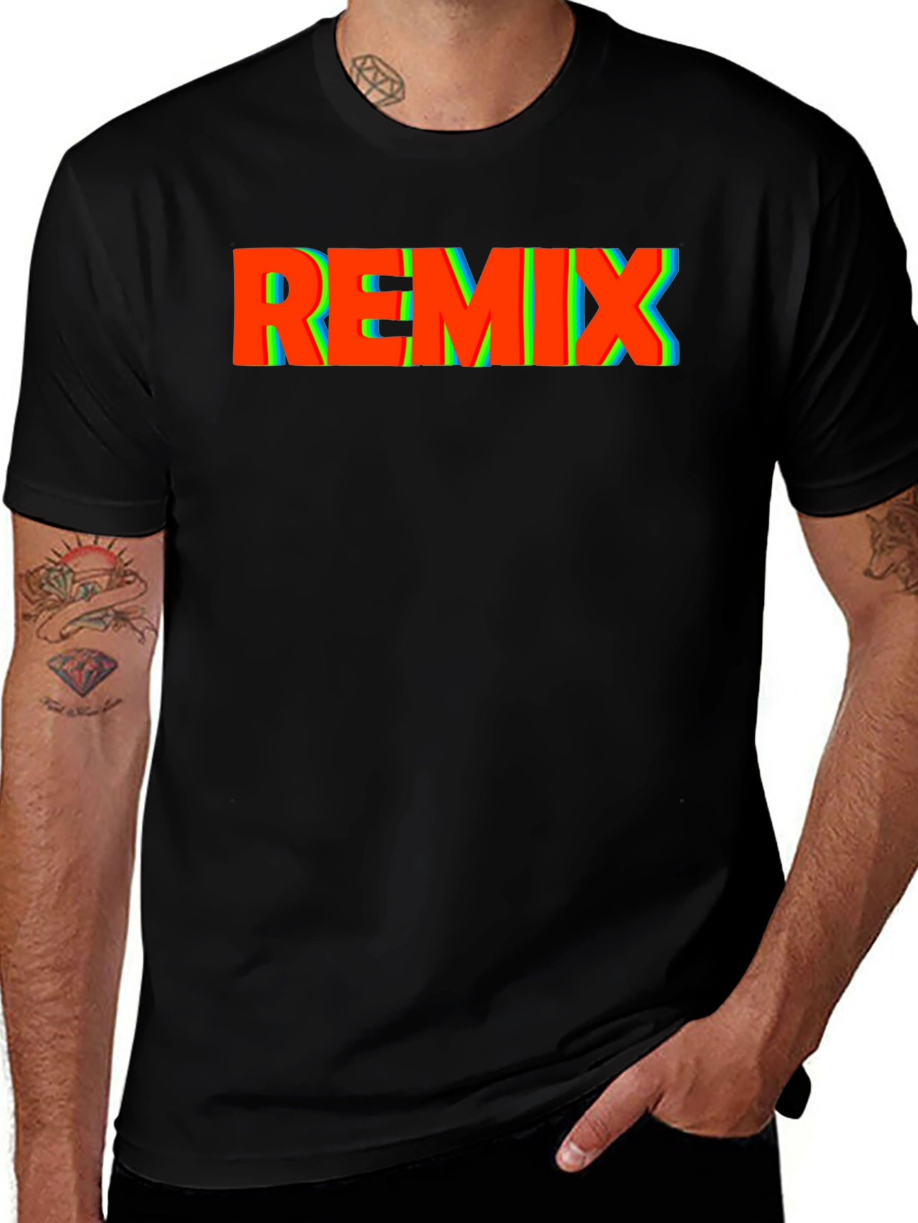 REMIX Graphic Tee - Bold Statement T-Shirt