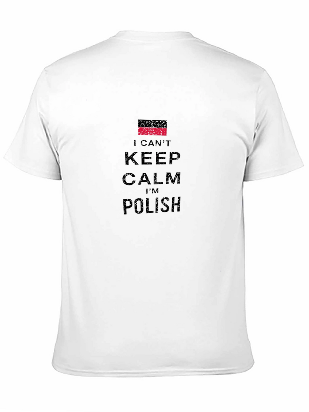 I Cant Keep Calm Im Polish Black T-Shirt