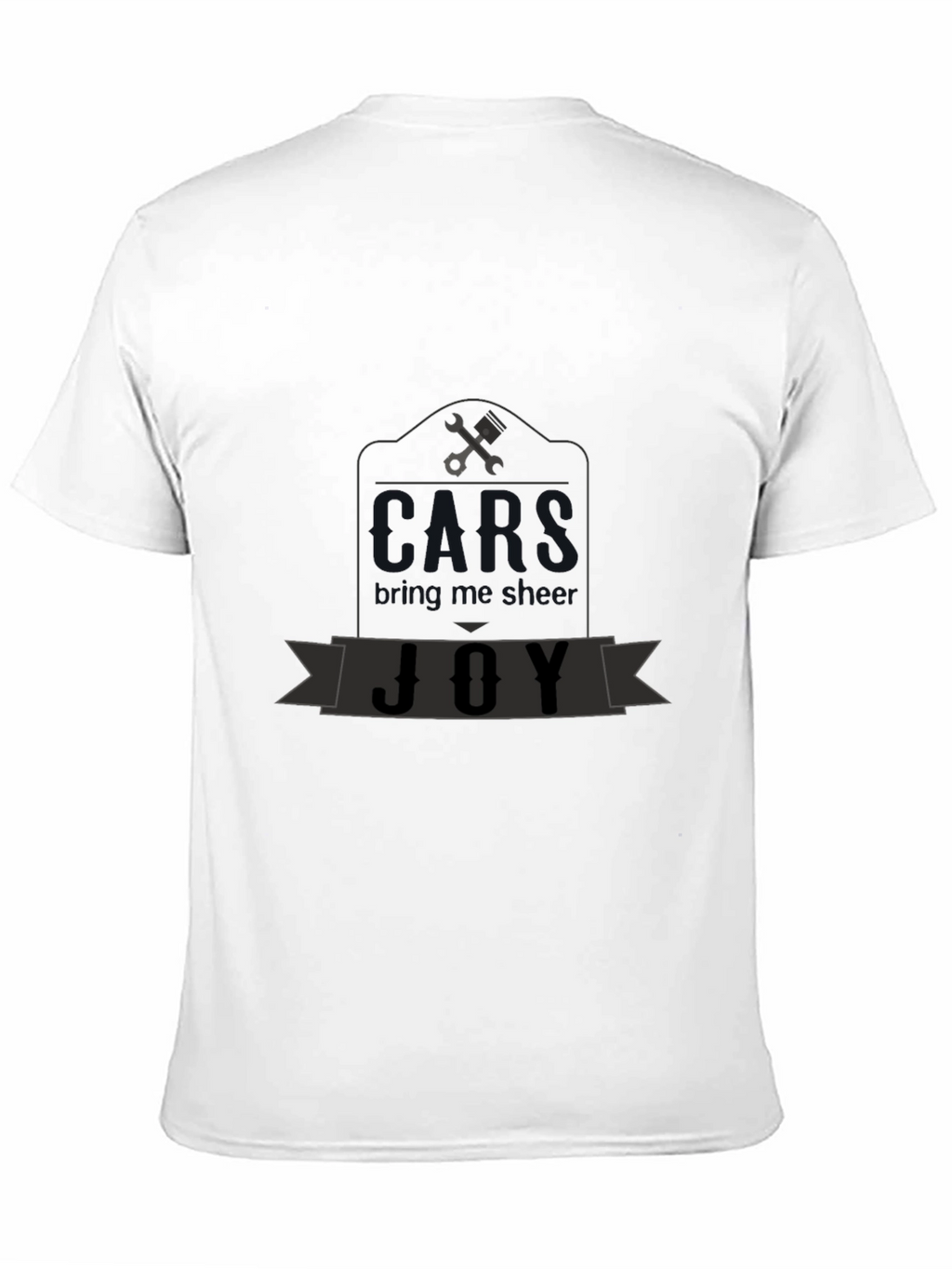 Mechanics Joy Graphic T-Shirt - Black Cotton Tee