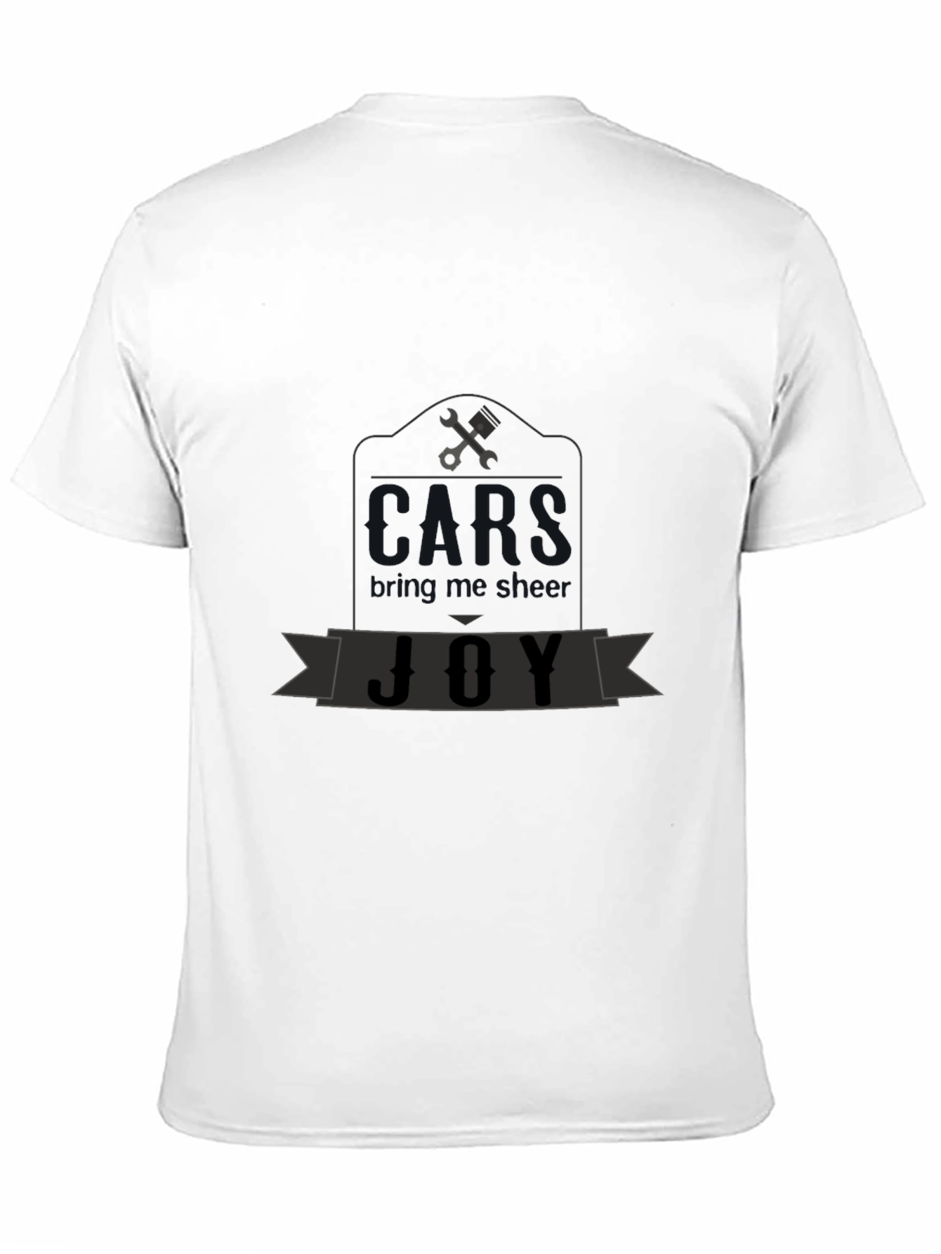 Mechanics Joy Graphic T-Shirt - Black Cotton Tee