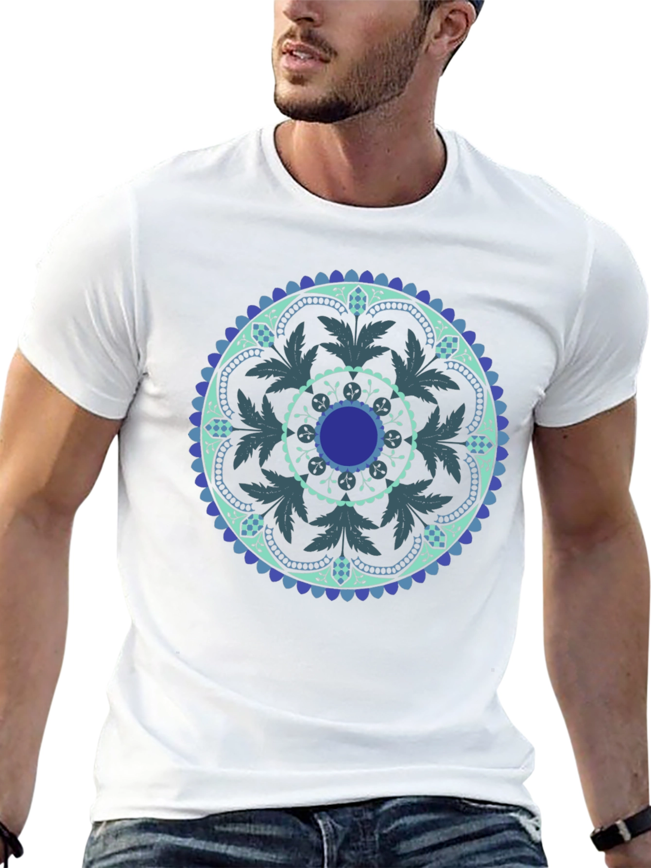 Mandala Graphic Black T-Shirt