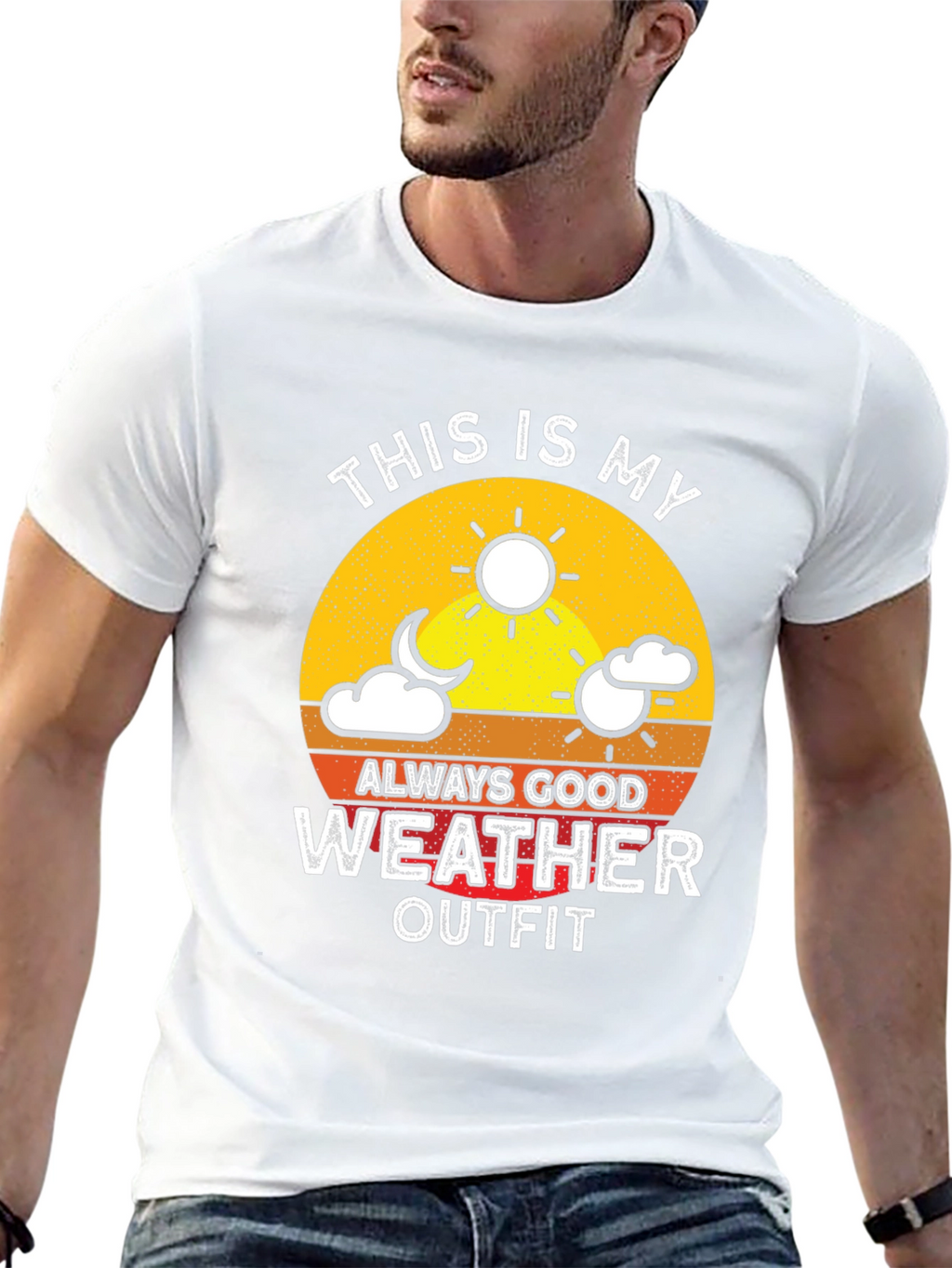 Good Weather Outfit T-Shirt - Trendy Graphic Tee
