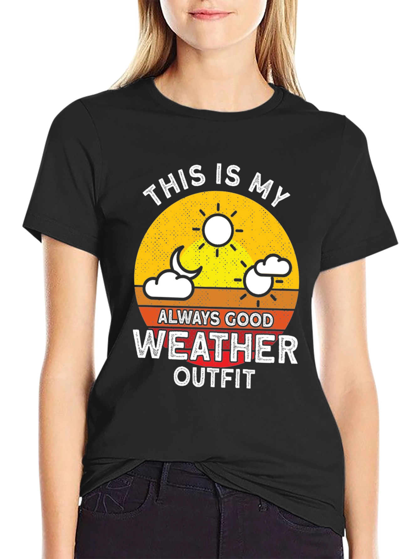Good Weather Outfit T-Shirt - Trendy Graphic Tee