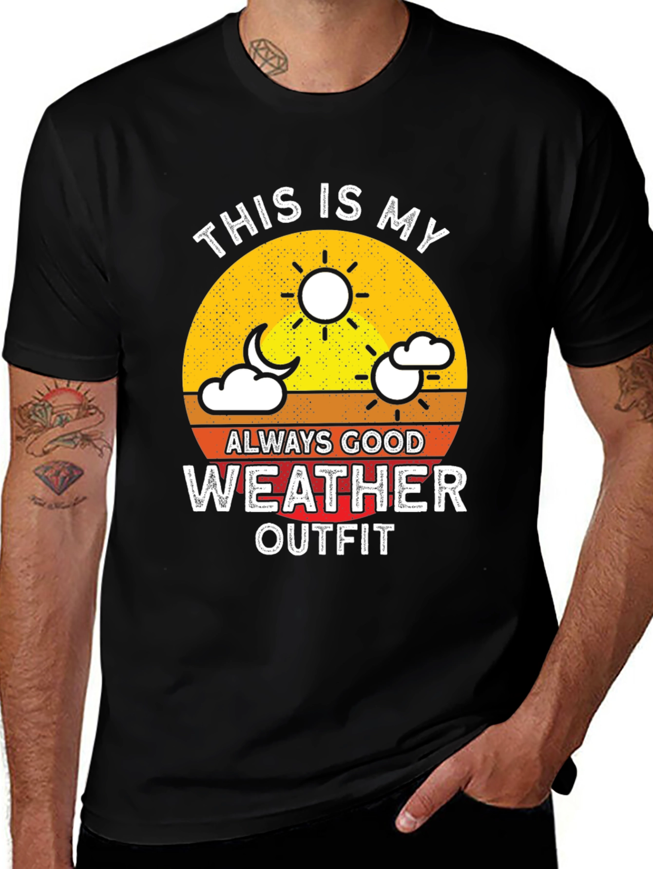 Good Weather Outfit T-Shirt - Trendy Graphic Tee