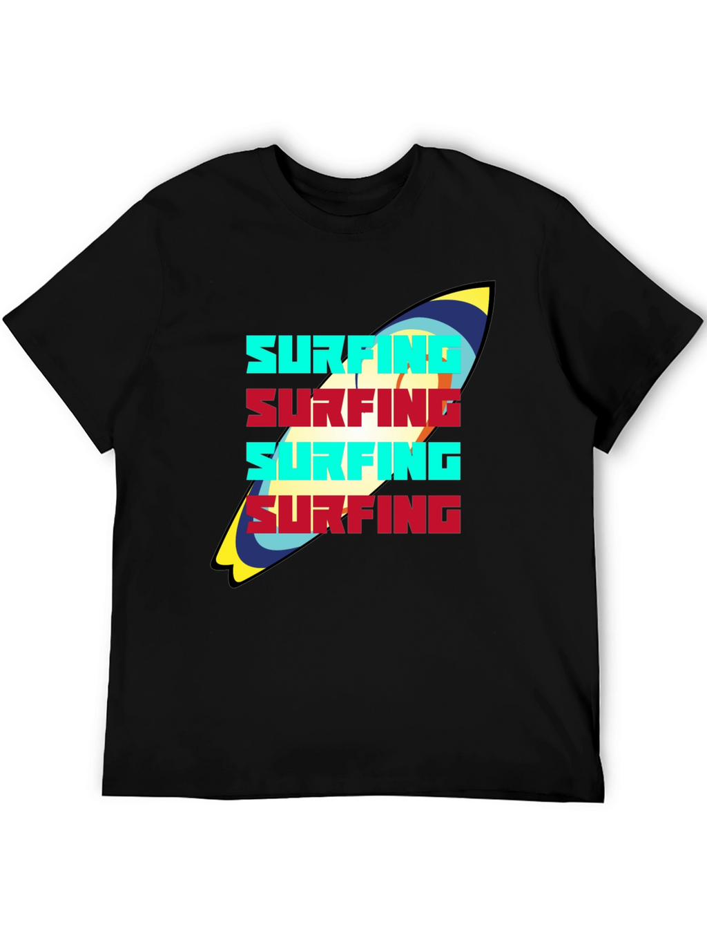 Surfing Graphic T-Shirt - Stylish & Comfortable