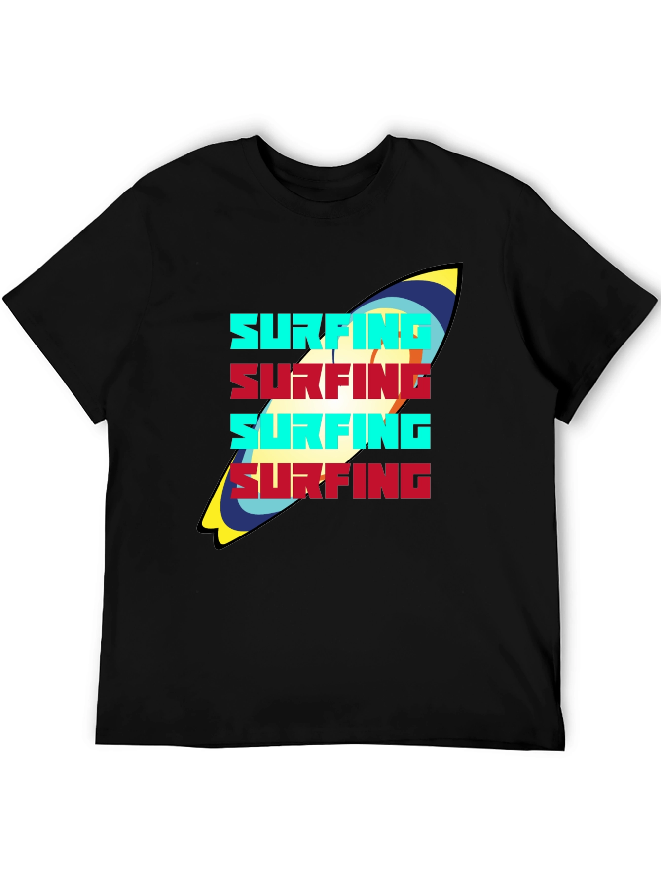 Surfing Graphic T-Shirt - Stylish & Comfortable