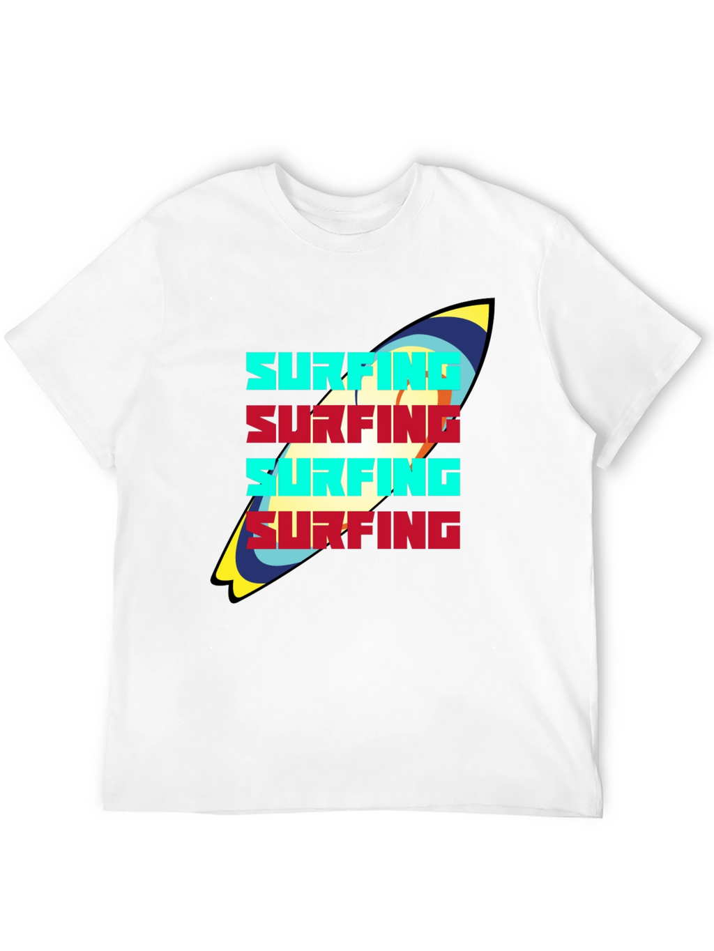 Surfing Graphic T-Shirt - Stylish & Comfortable