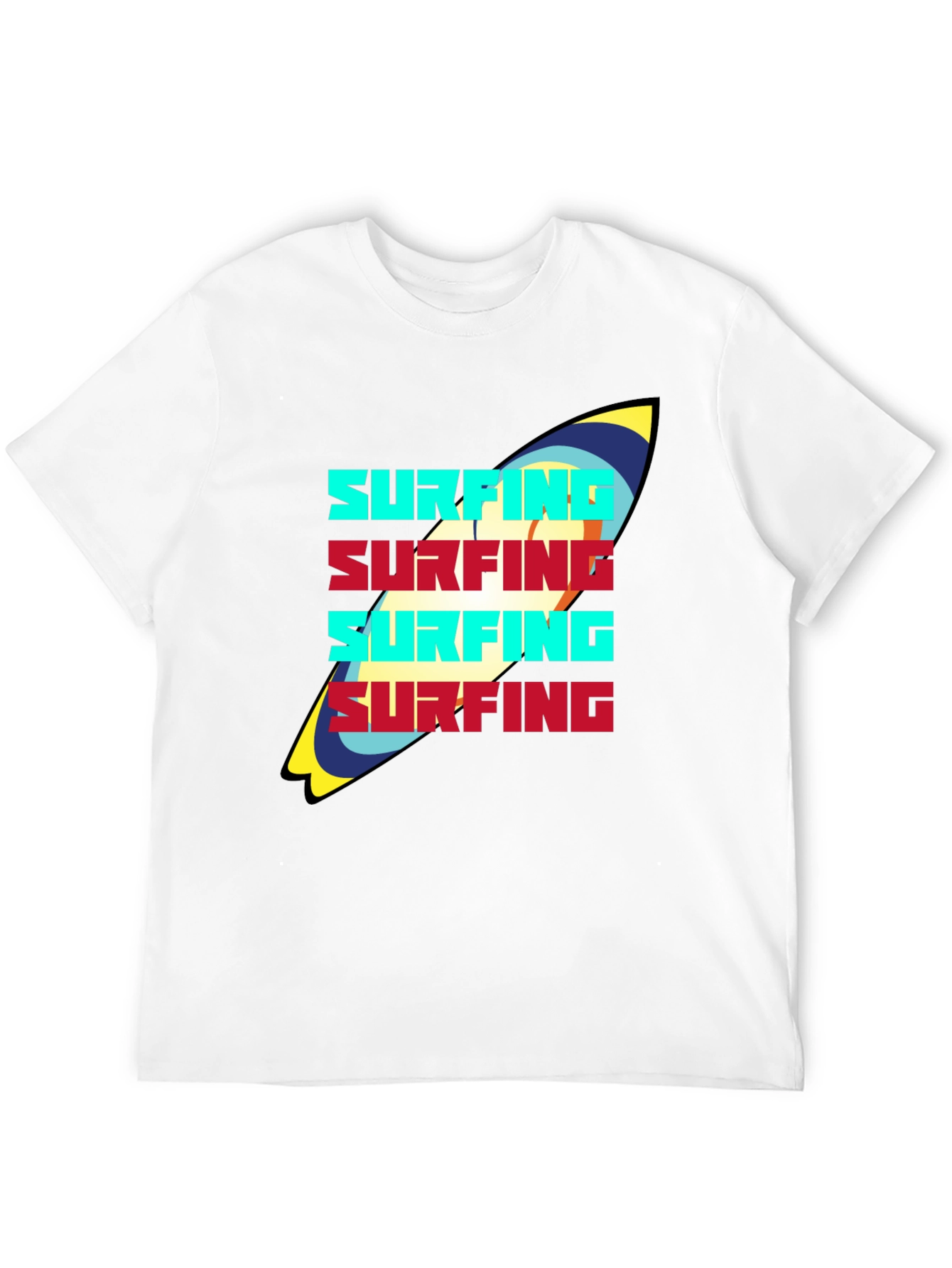 Surfing Graphic T-Shirt - Stylish & Comfortable