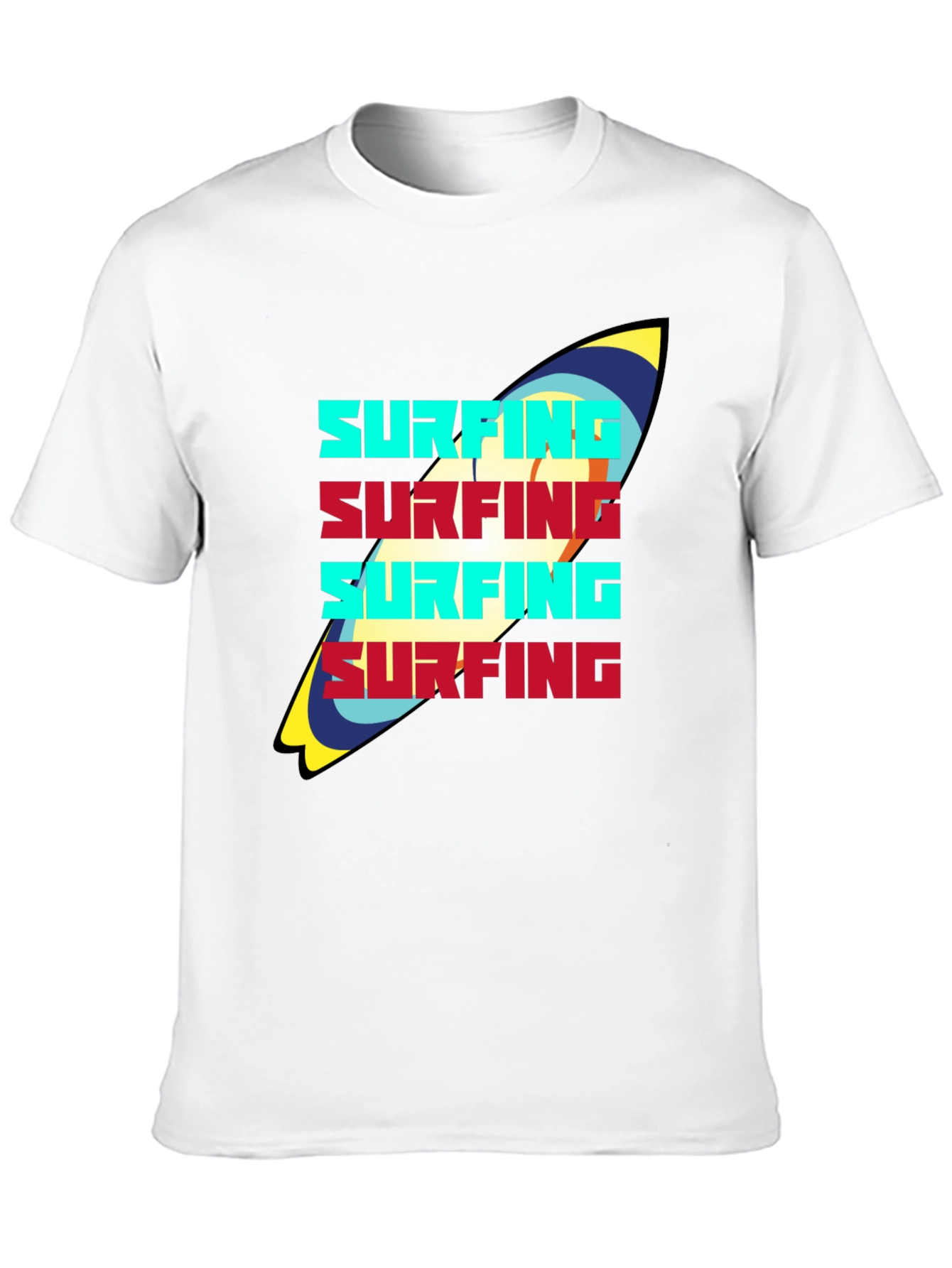 Surfing Graphic T-Shirt - Stylish & Comfortable