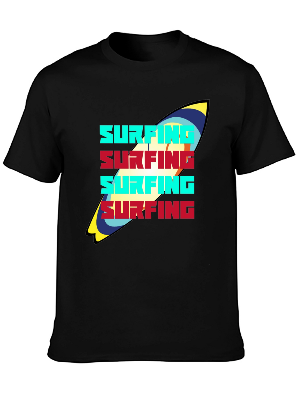 Surfing Graphic T-Shirt - Stylish & Comfortable