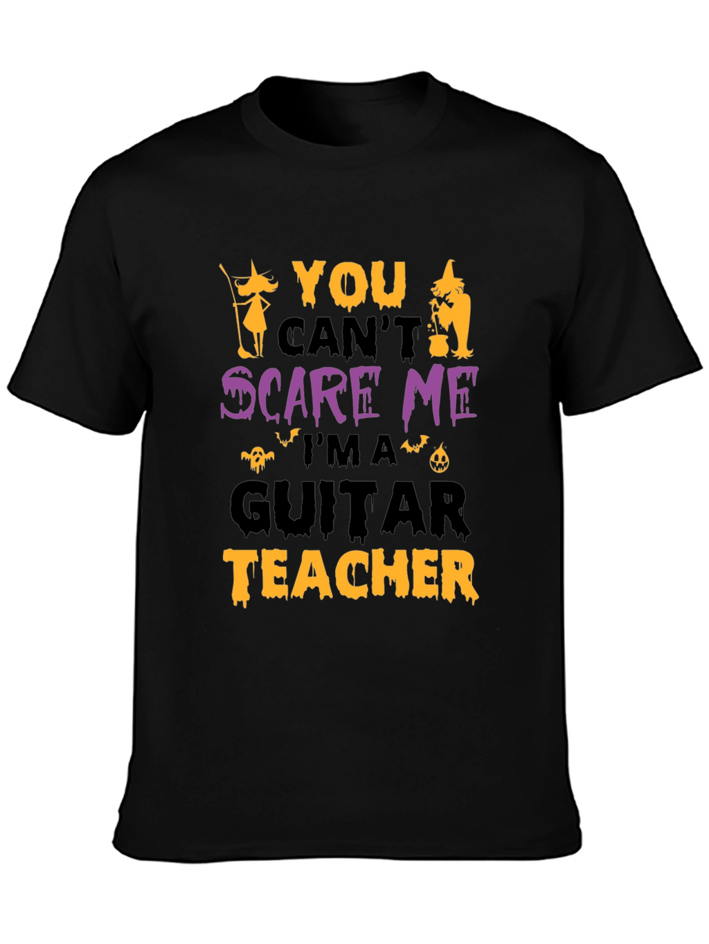 Funny Halloween Guitar Teacher T-Shirt