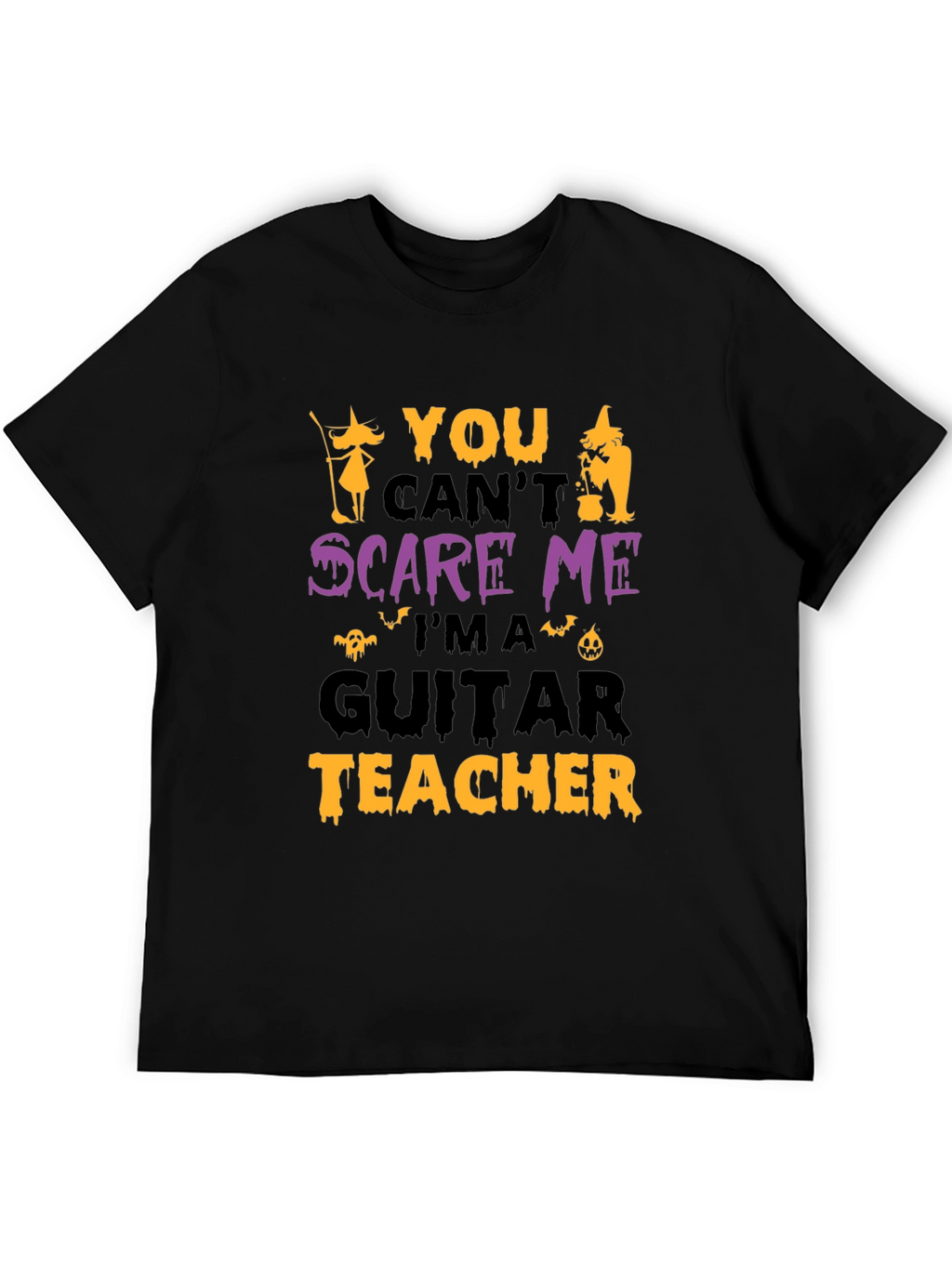 Funny Halloween Guitar Teacher T-Shirt