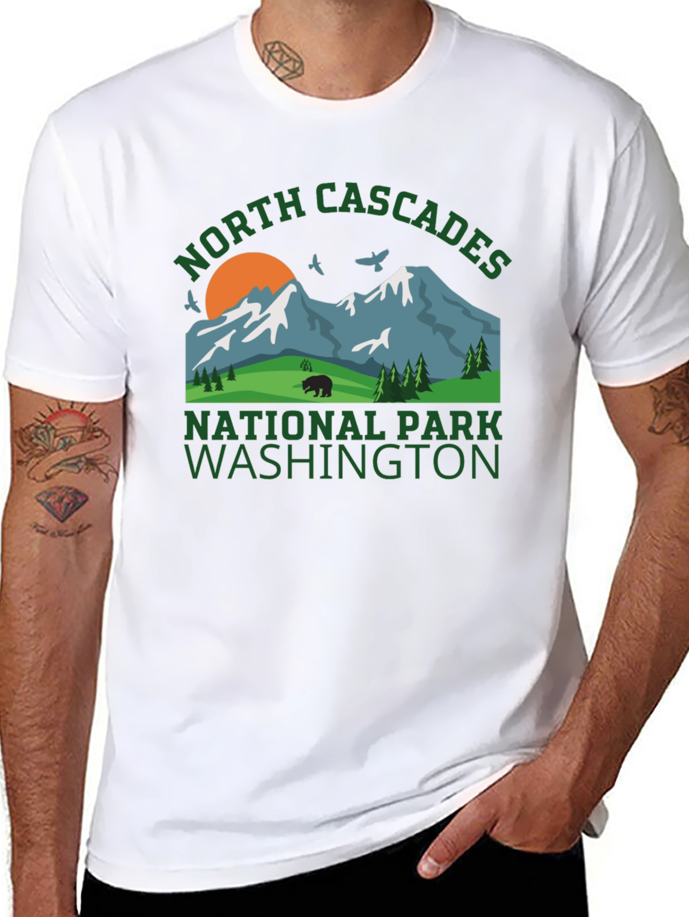 North Cascades National Park Graphic Tee