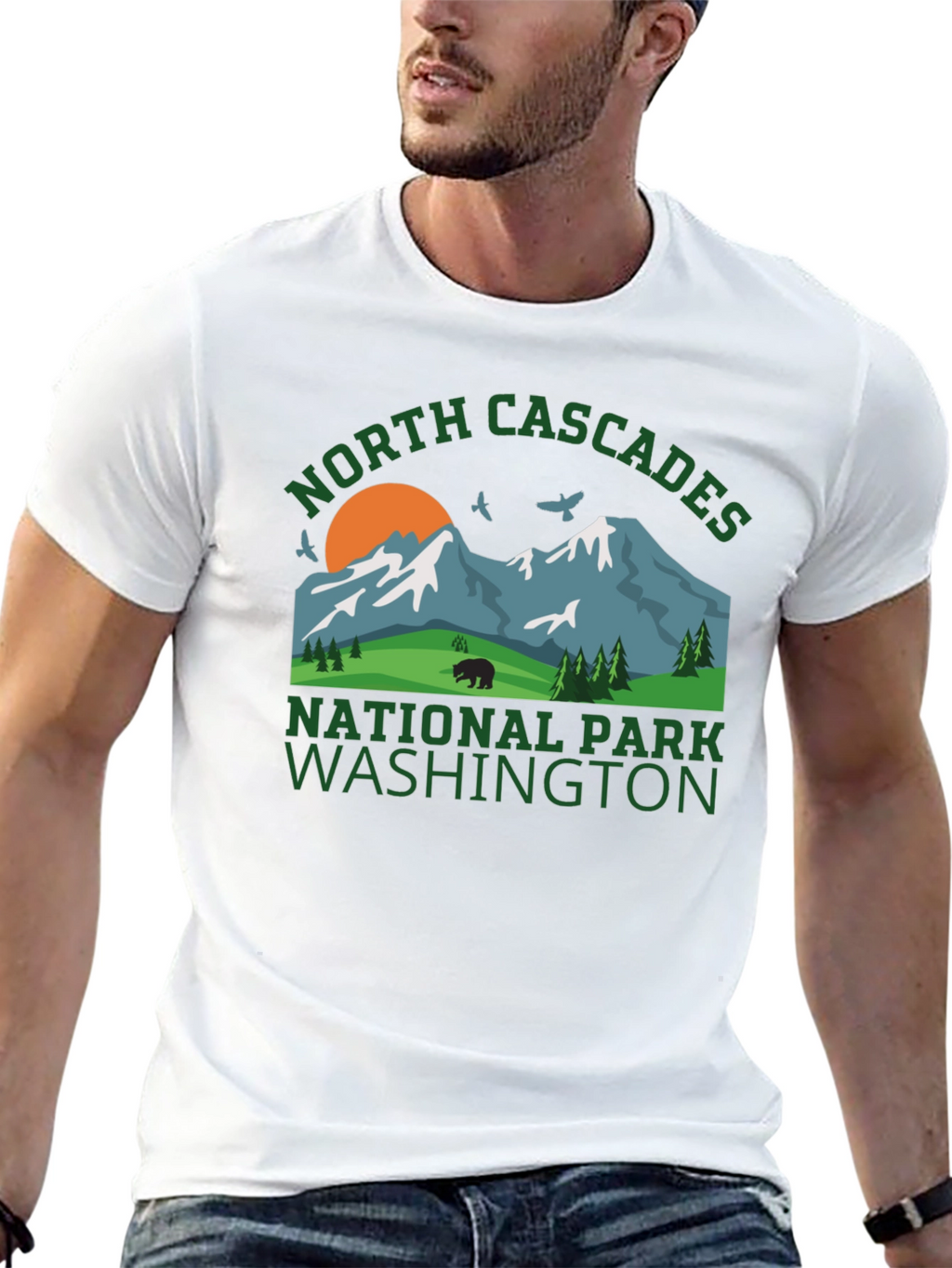 North Cascades National Park Graphic Tee