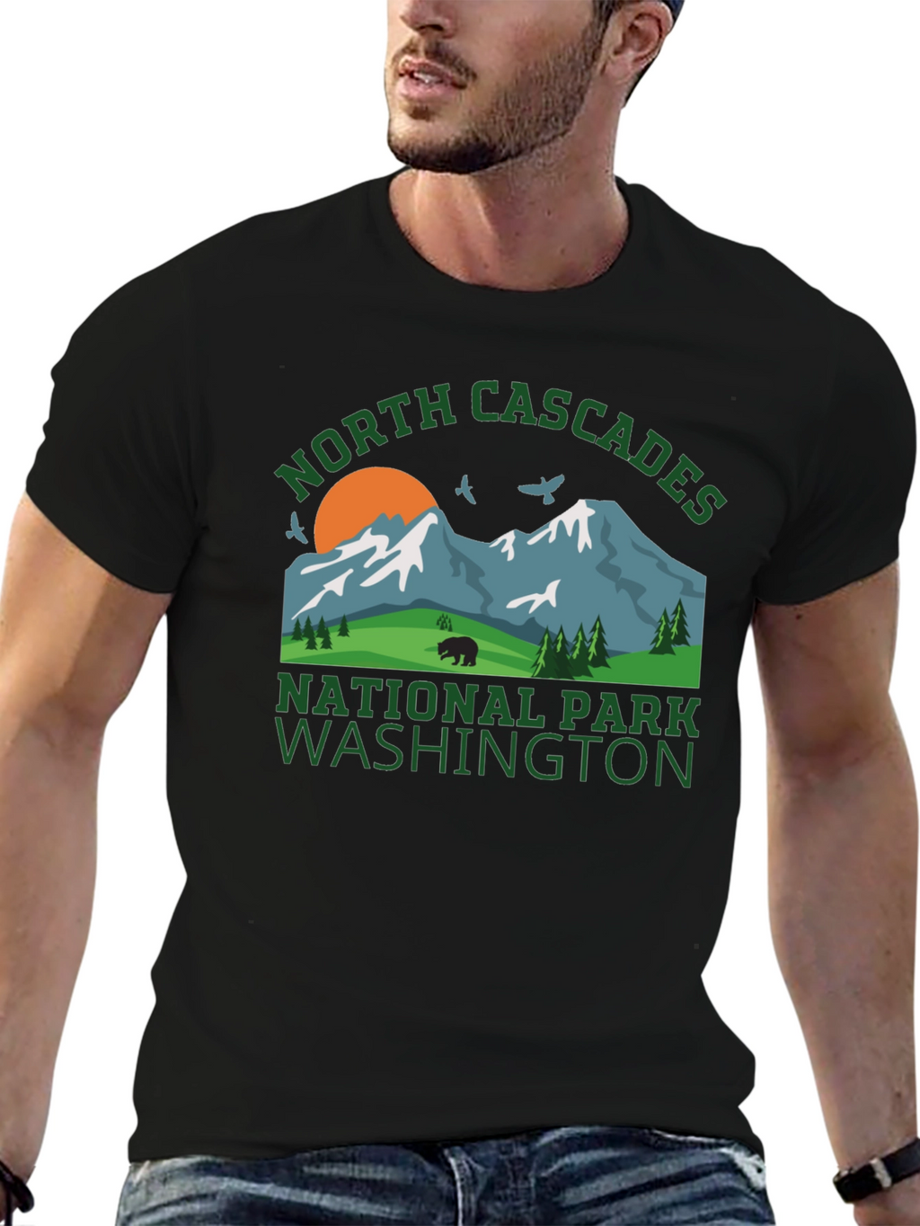 North Cascades National Park Graphic Tee